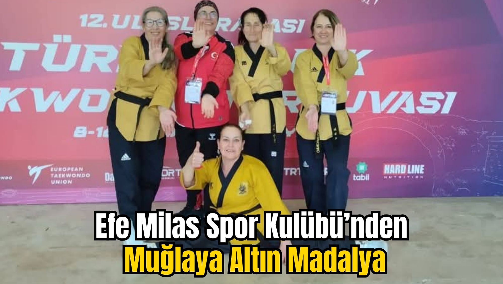 Efe Milas Spor Kulübü’nden Muğlaya Altın Madalya
