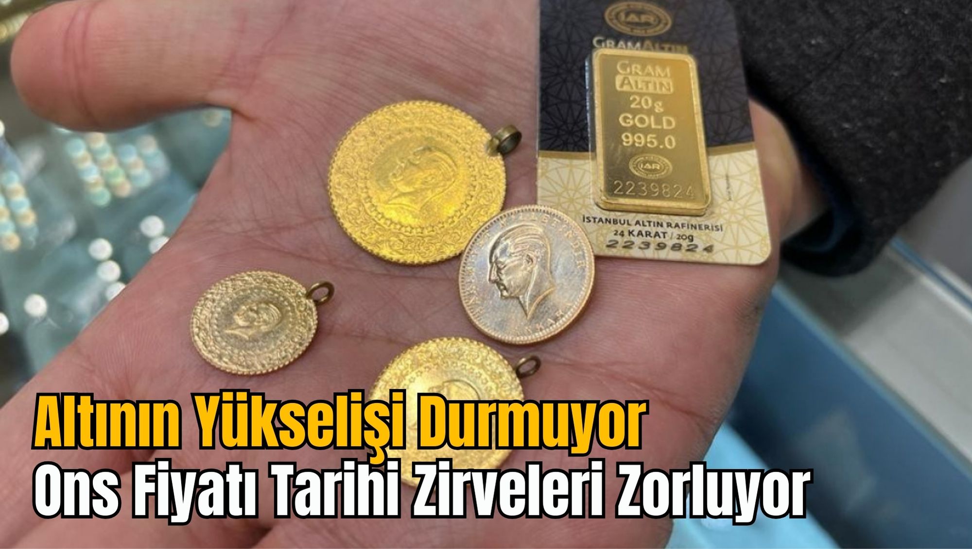 Altının Yükselişi Durmuyor: Ons Fiyatı Tarihi Zirveleri Zorluyor