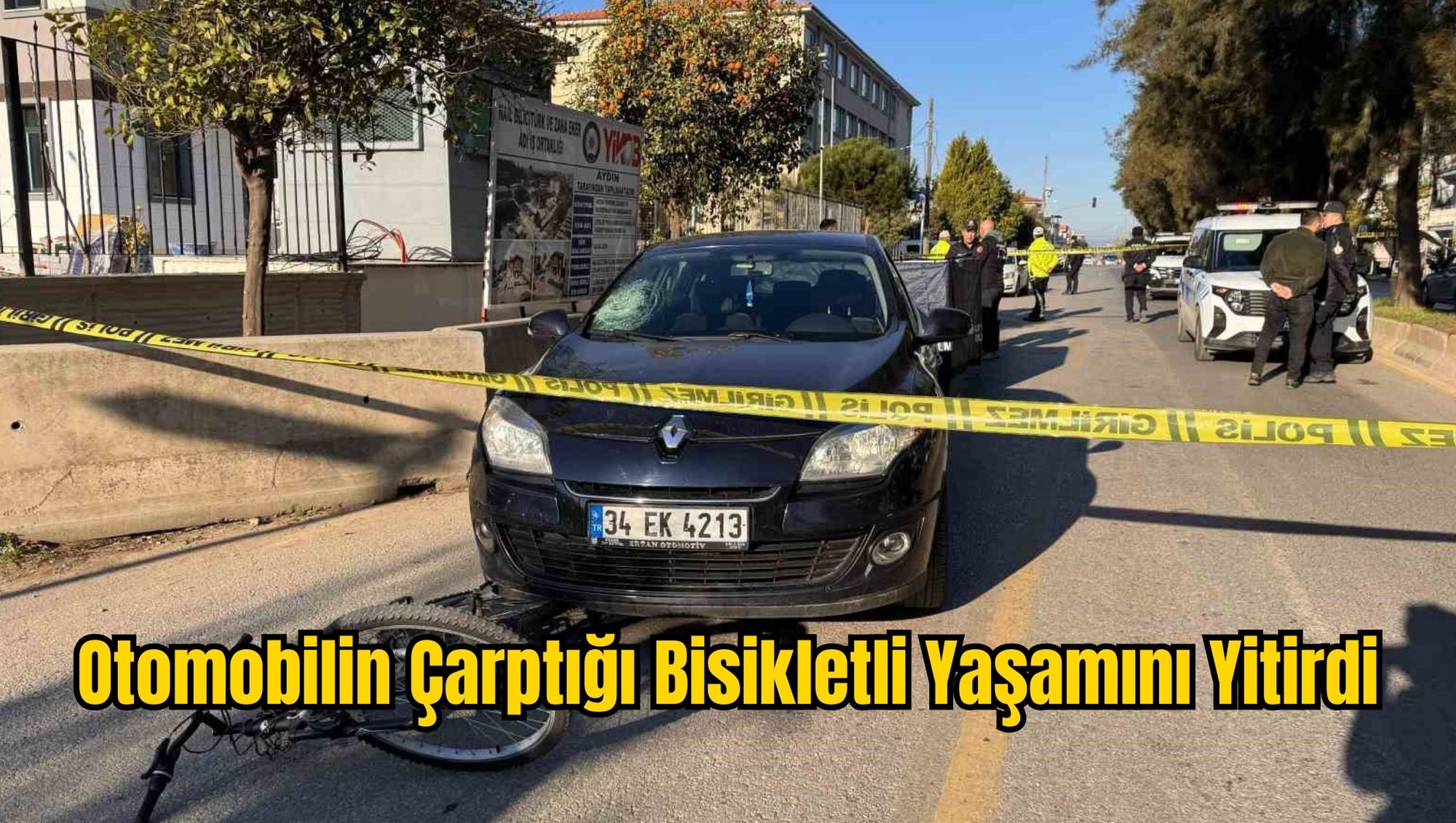 Otomobilin Çarptığı Bisikletli Yaşamını Yitirdi