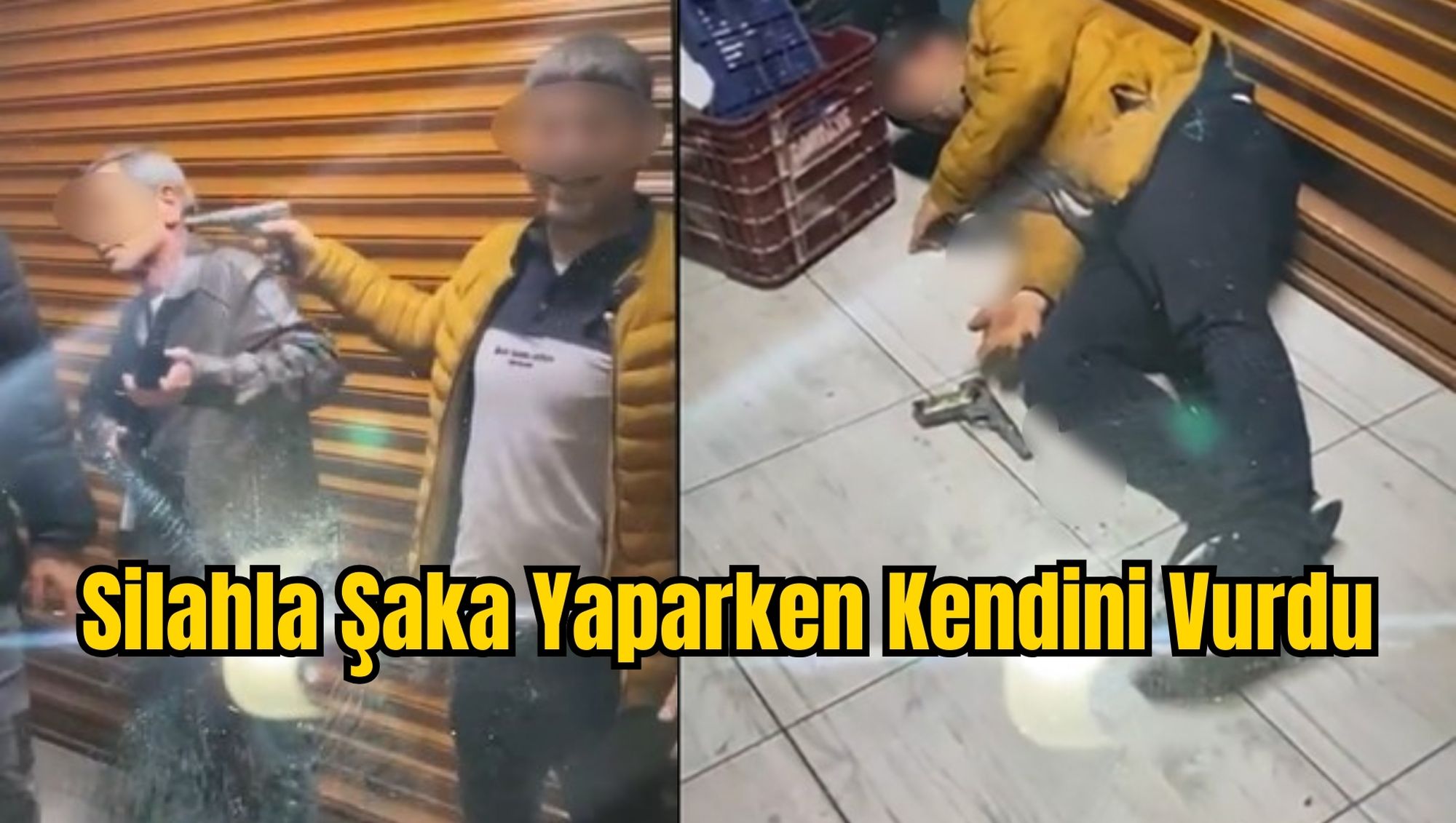 Silahla Şaka Yaparken Kendini Vurdu