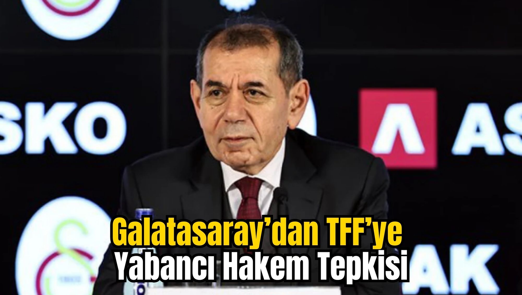 Galatasaray’dan TFF’ye Yabancı Hakem Tepkisi
