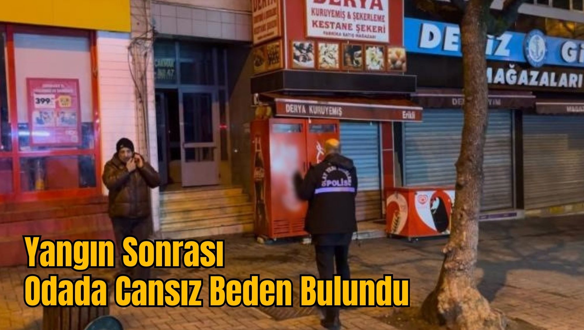 Yangın Sonrası Odada Cansız Beden Bulundu
