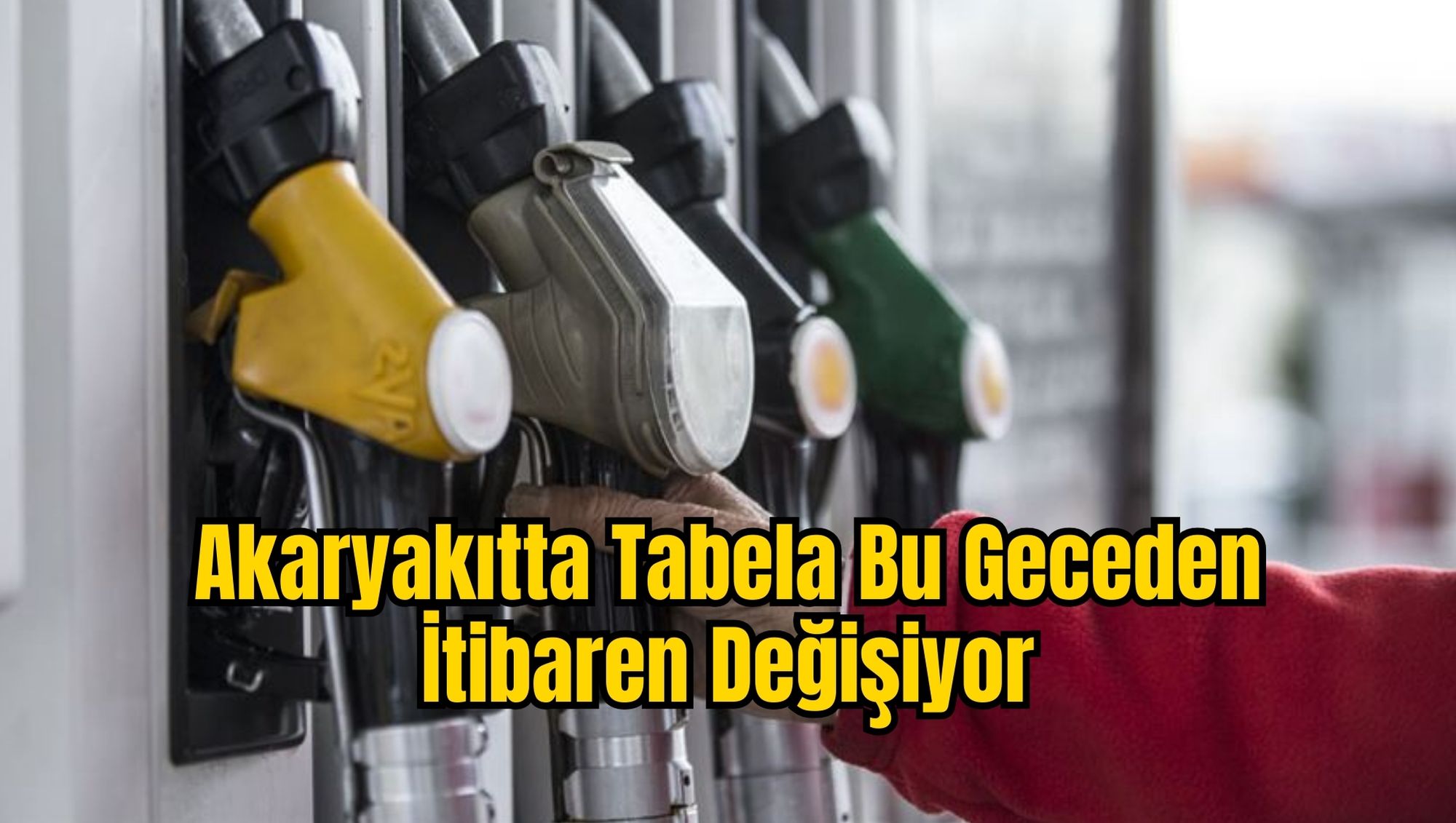 Akaryakıtta Tabela Bu Geceden İtibaren Değişiyor