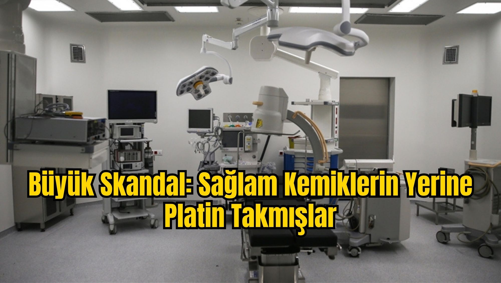 Büyük Skandal: Sağlam Kemiklerin Yerine Platin Takmışlar