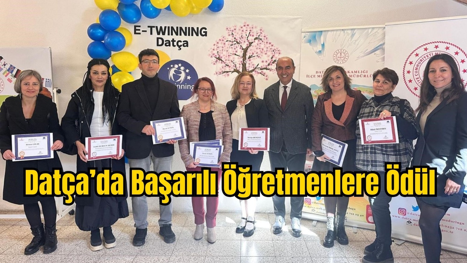 Datça’da Başarılı Öğretmenlere Ödül