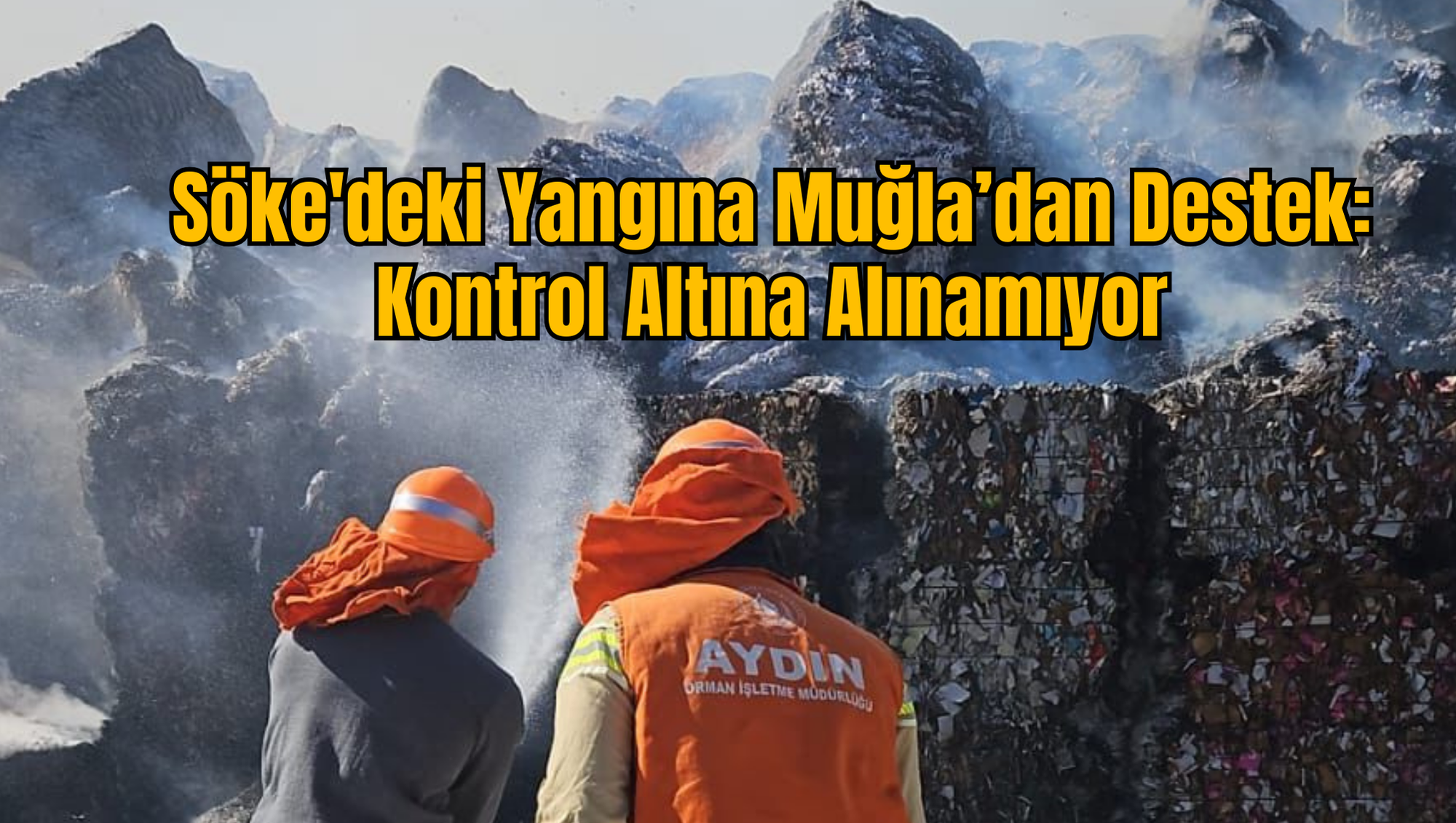 Söke'deki Yangına Muğla'dan Destek: Kontrol Altına Alınamıyor
