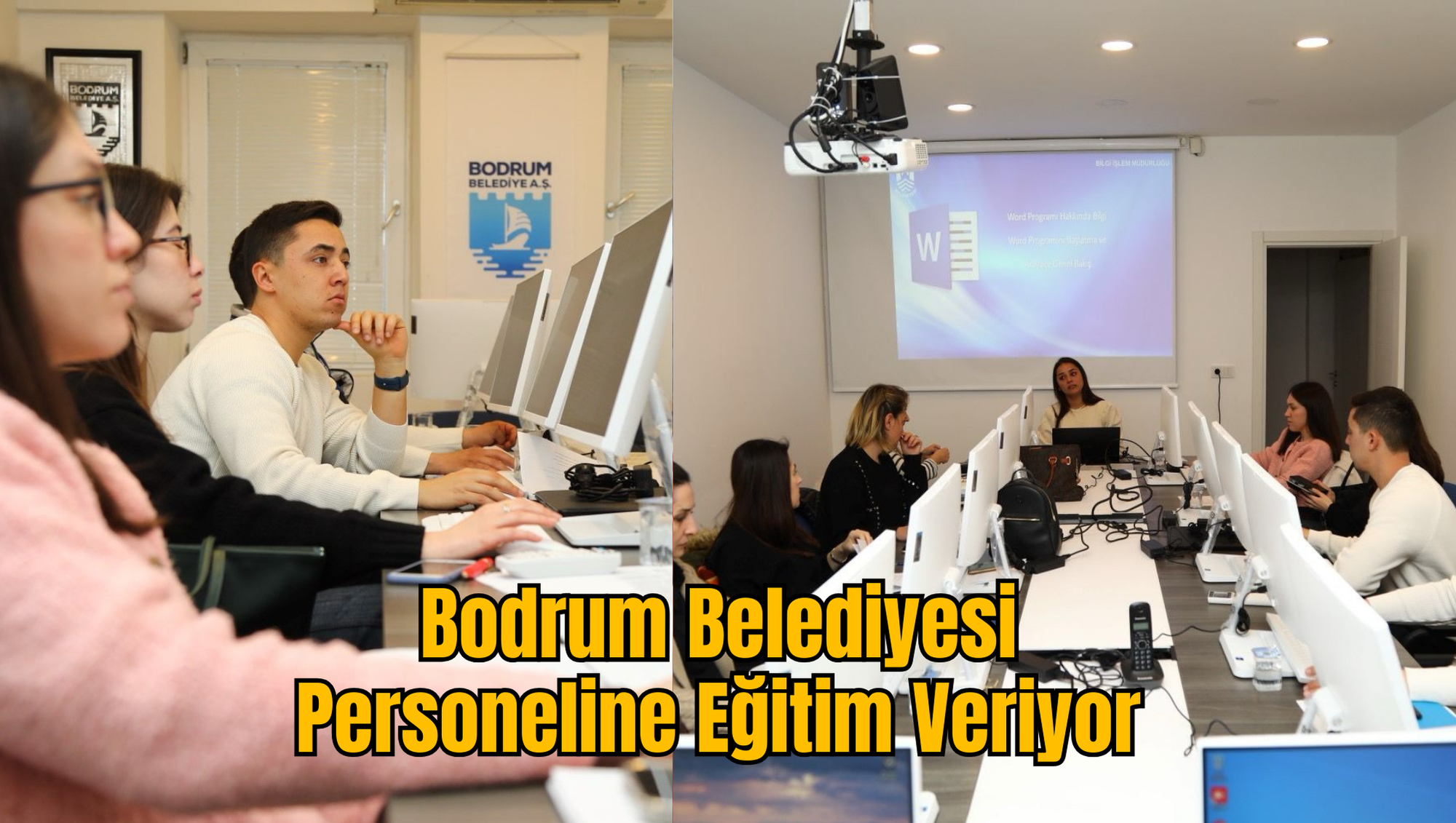 Bodrum Belediyesi Personeline Eğitim Veriyor
