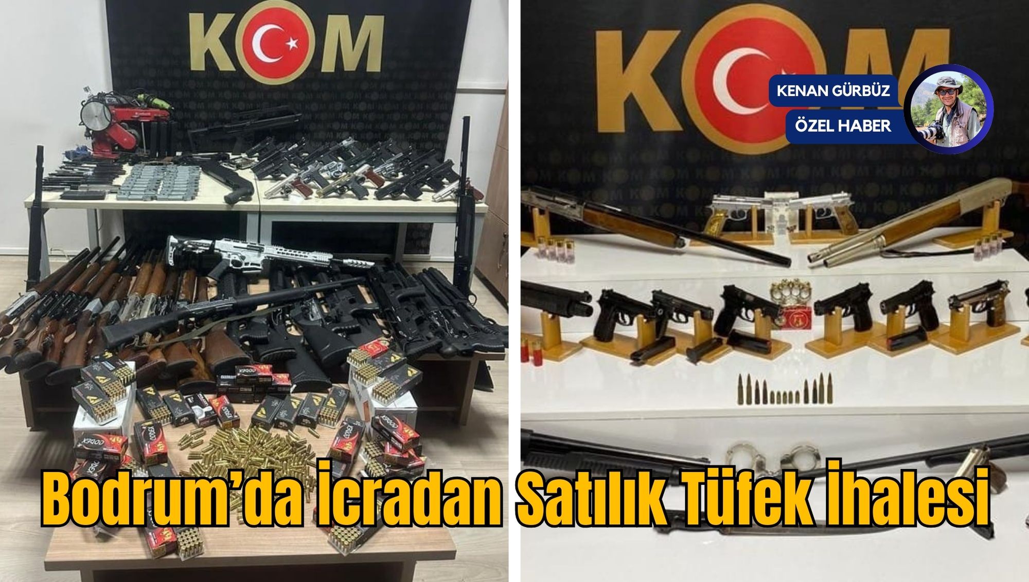 Bodrum’da İcradan Satılık Tüfek İhalesi
