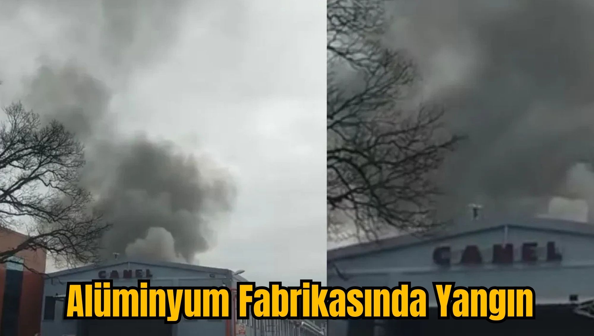 Alüminyum Fabrikasında Yangın