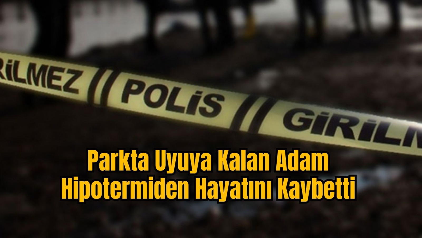 Parkta Uyuya Kalan Adam Hipotermiden Hayatını Kaybetti