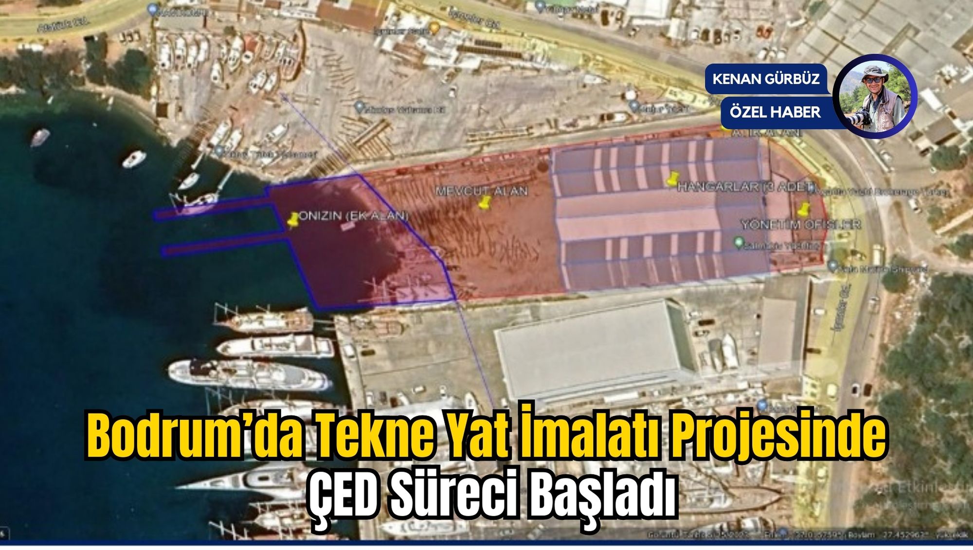 Bodrum’da Tekne Yat İmalatı Projesinde ÇED Süreci Başladı
