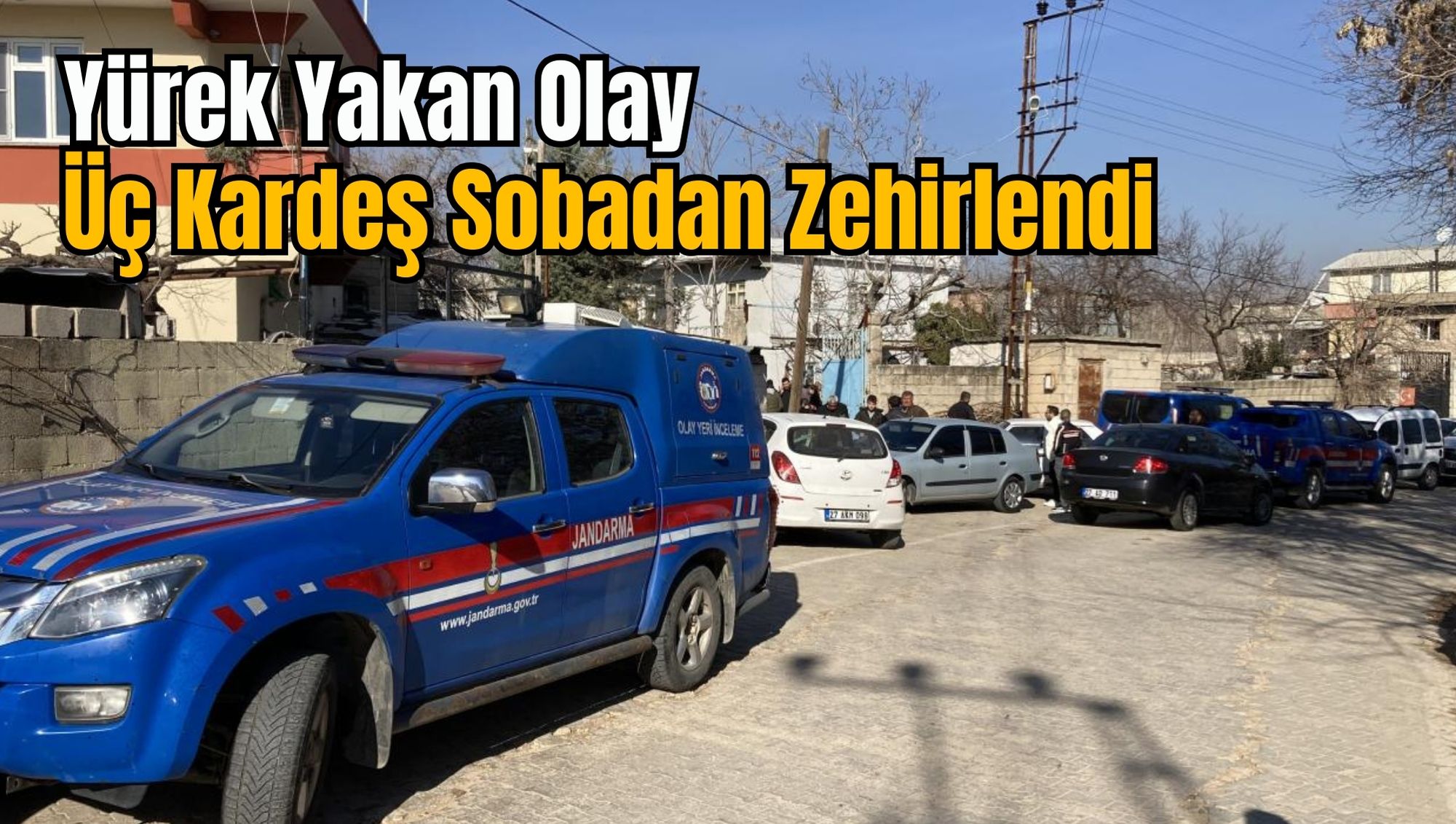 Yürek Yakan Olay: Üç Kardeş Sobadan Zehirlendi