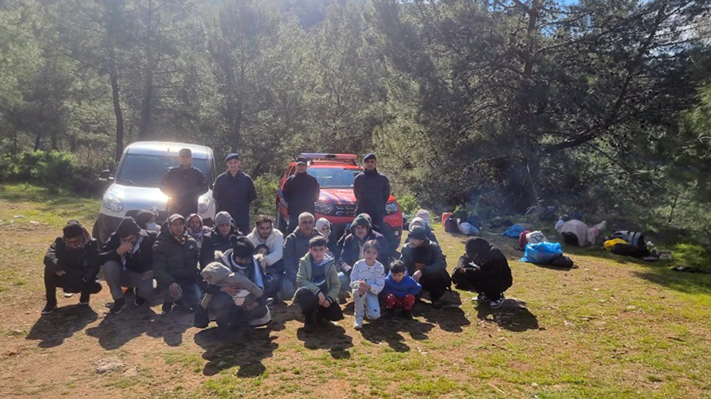 Fethiye’de 8’i Çocuk 24 Düzensiz Göçmen Yakalandı