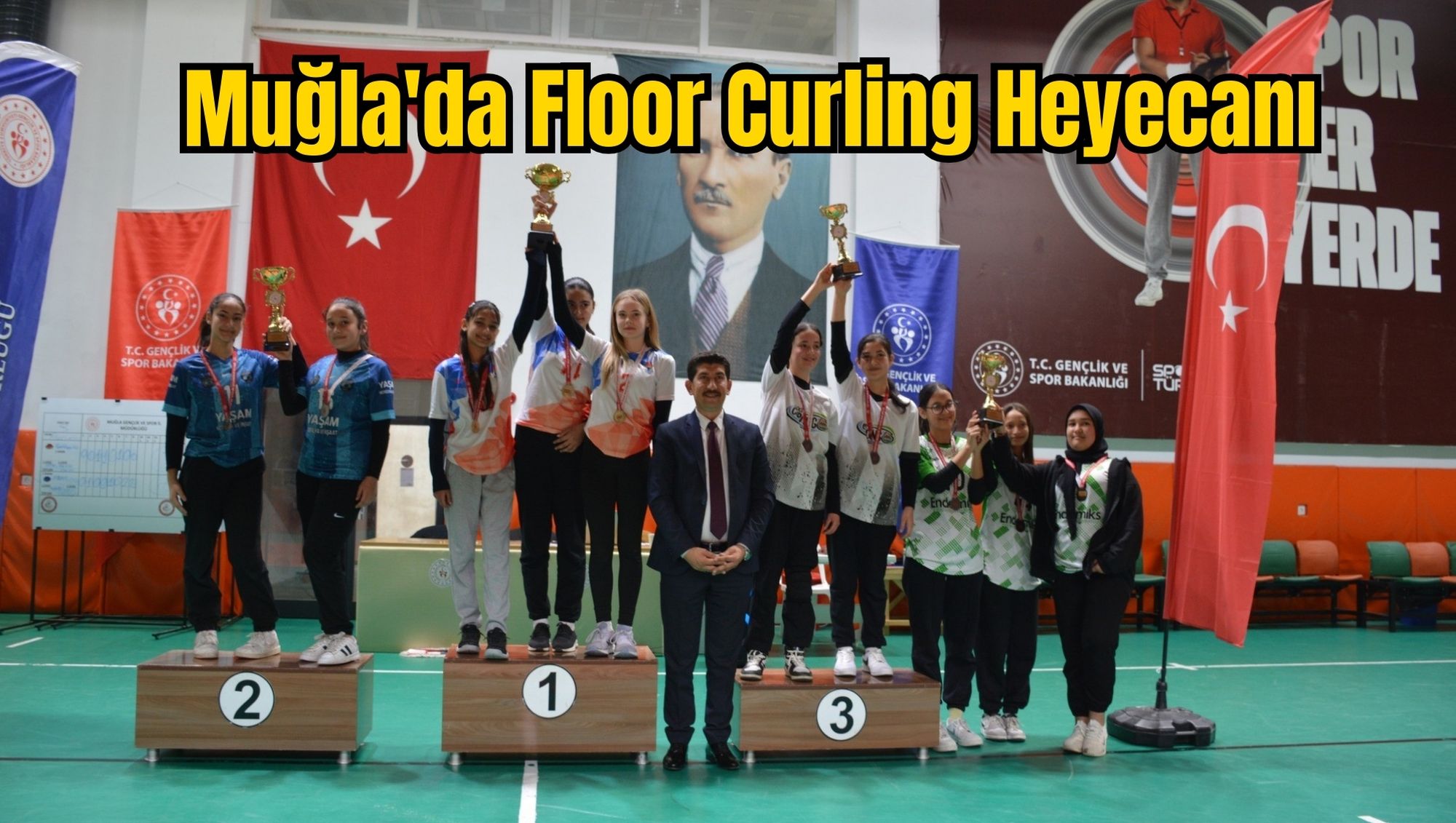 Muğla'da Floor Curling Heyecanı