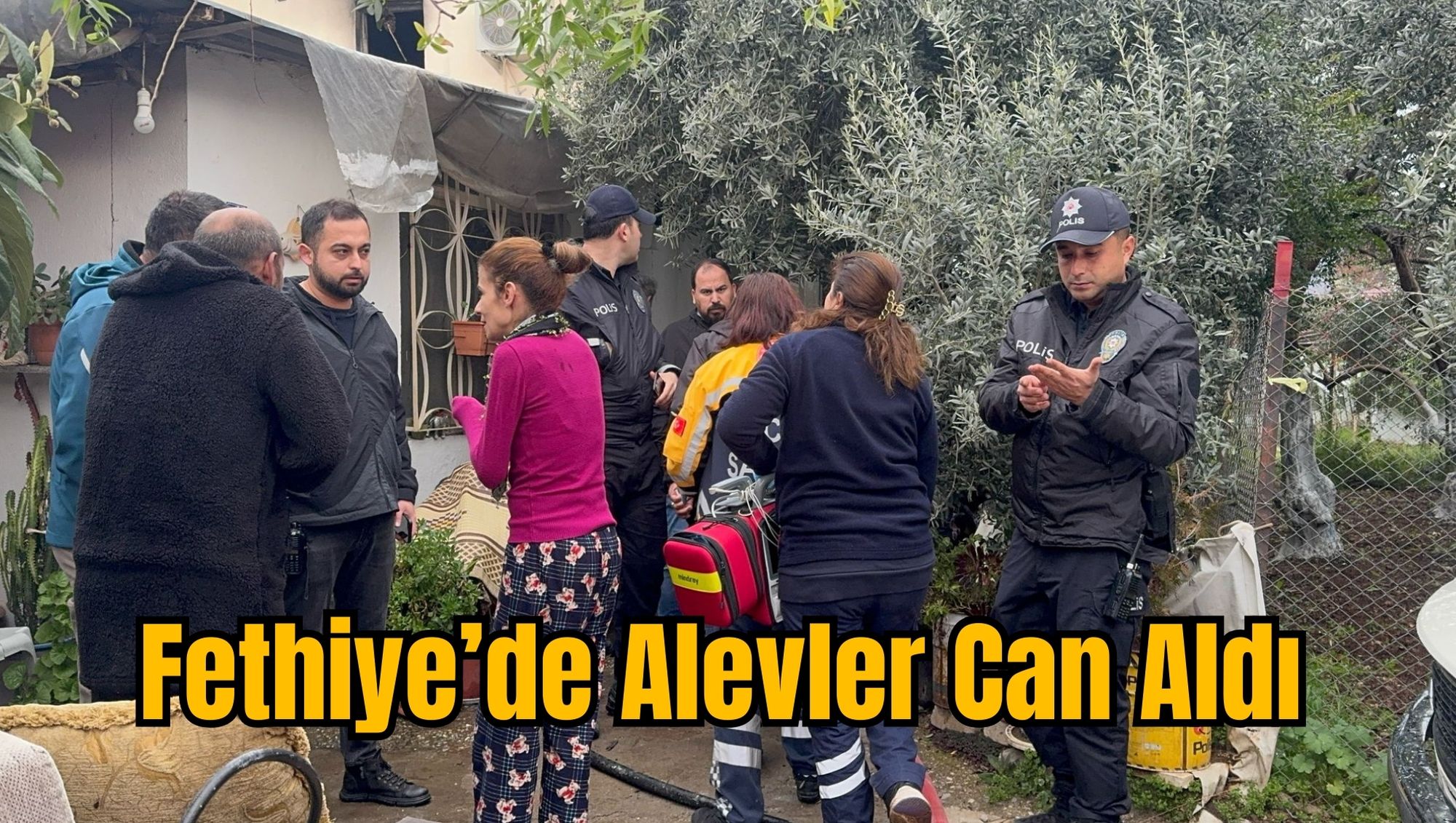 Fethiye’de Alevler Can Aldı