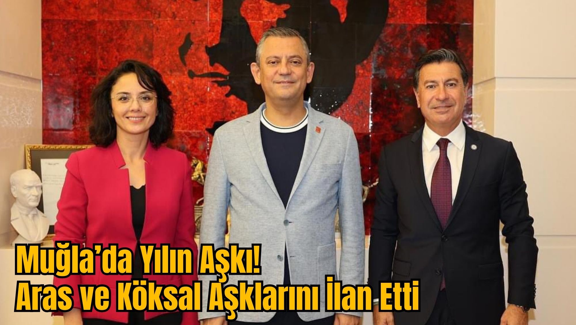 Muğla’da Yılın Aşkı!  Aras ve Köksal Aşklarını İlan Etti