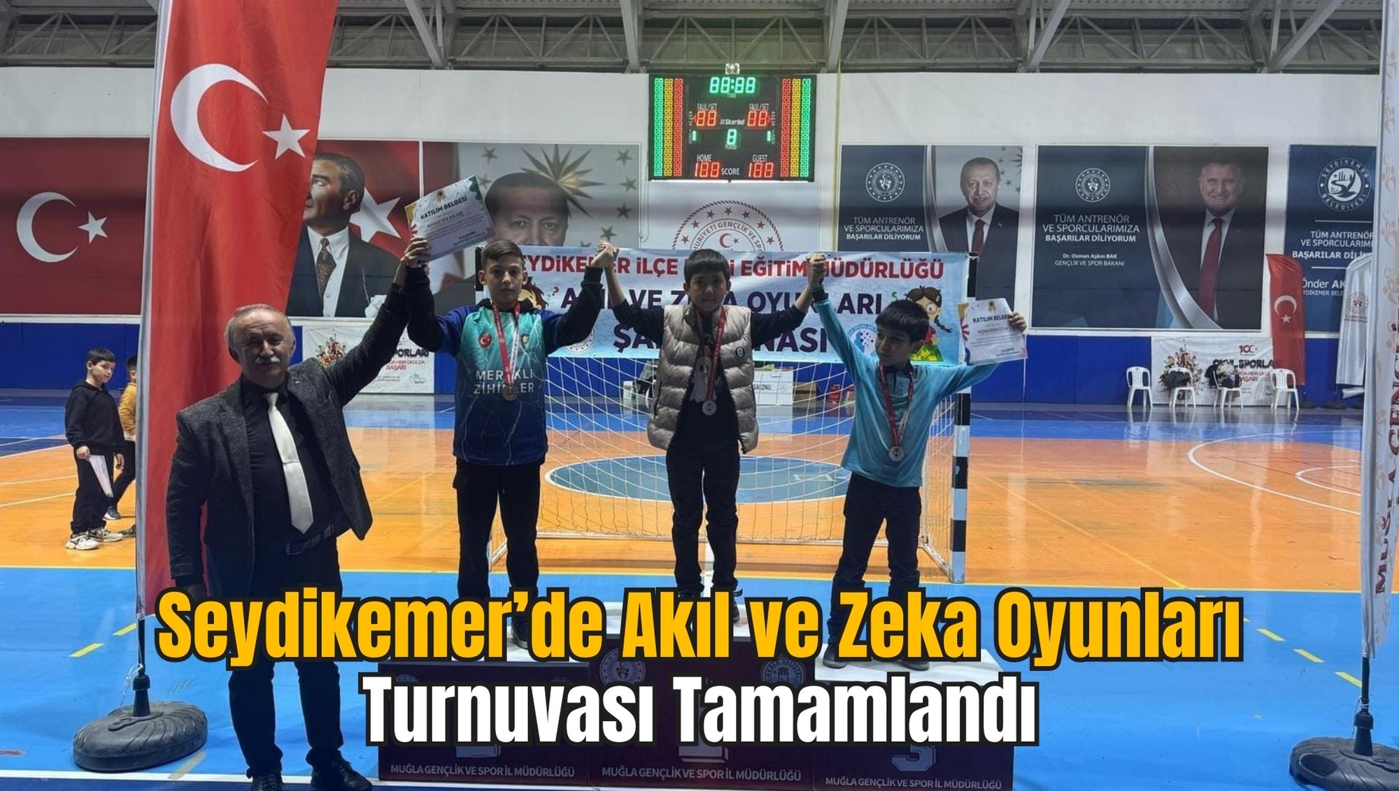 Seydikemer’de Akıl ve Zeka Oyunları Turnuvası Tamamlandı