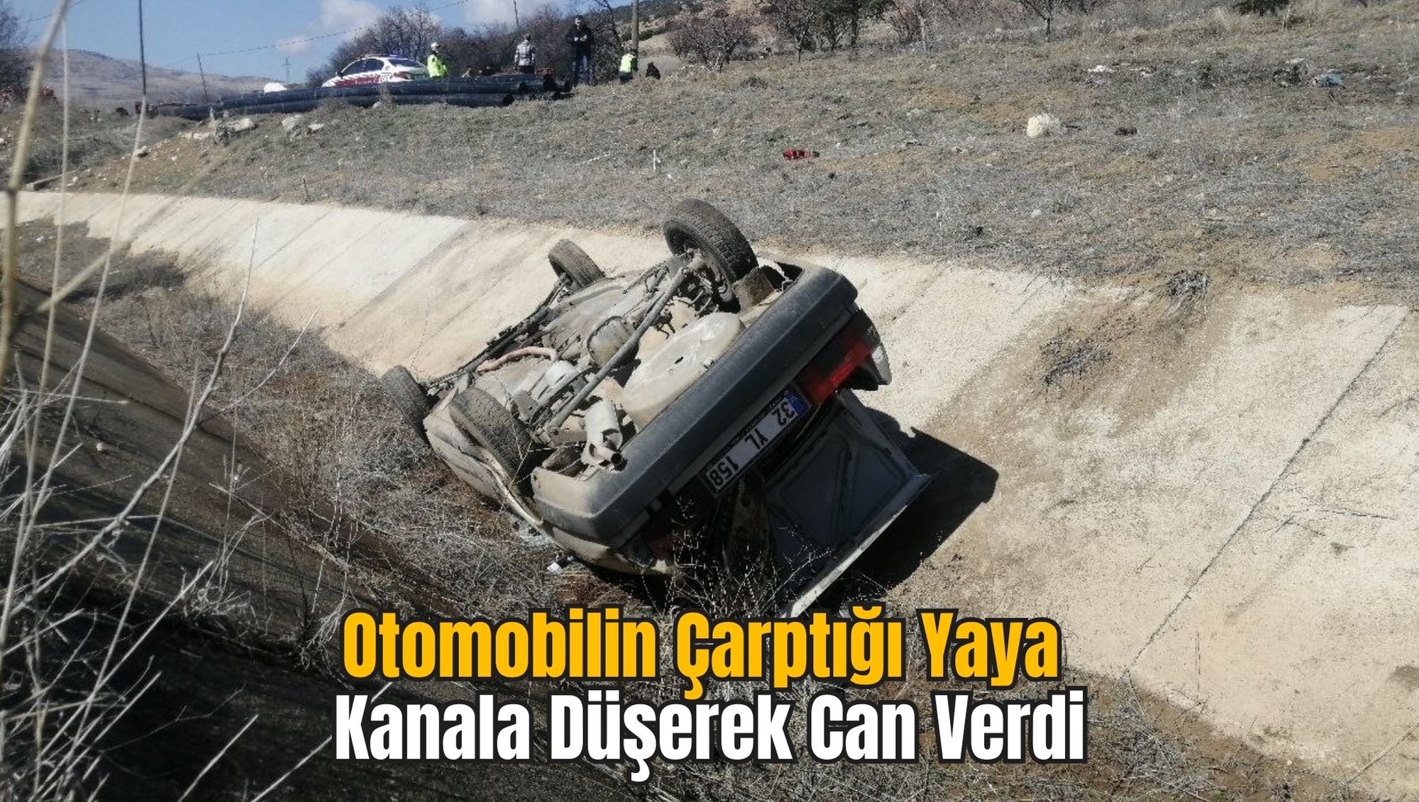 Otomobilin Çarptığı Yaya, Kanala Düşerek Can Verdi