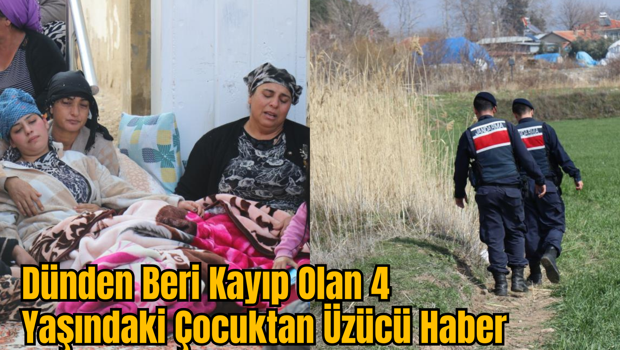 Dünden Beri Kayıp Olan 4 Yaşındaki Çocuktan Üzücü Haber