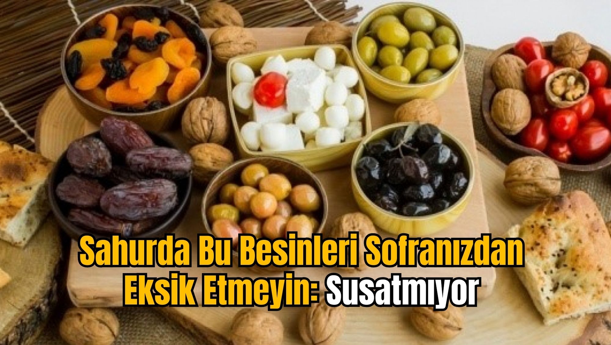 Sahurda Bu Besinleri Sofranızdan Eksik Etmeyin: Susatmıyor