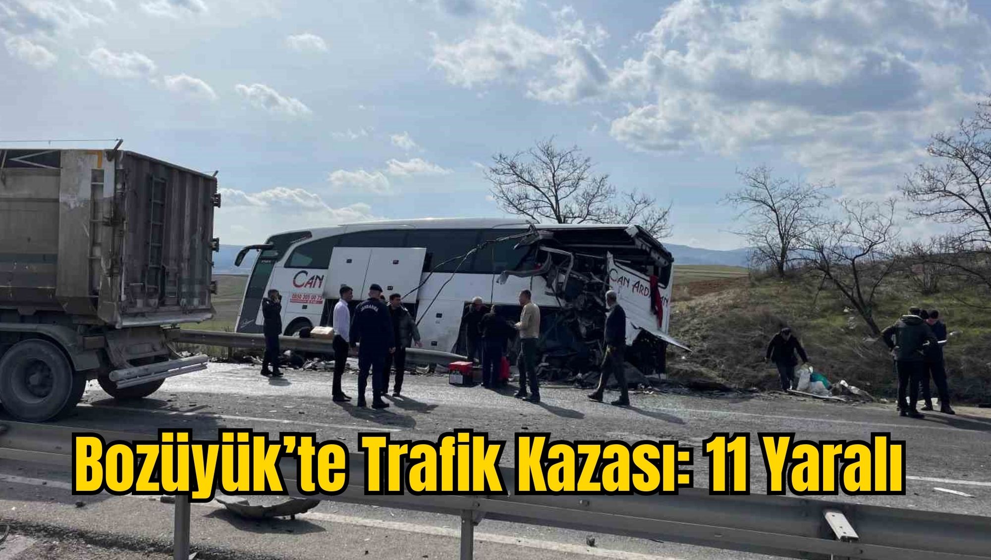 Bozüyük’te Trafik Kazası: 11 Yaralı
