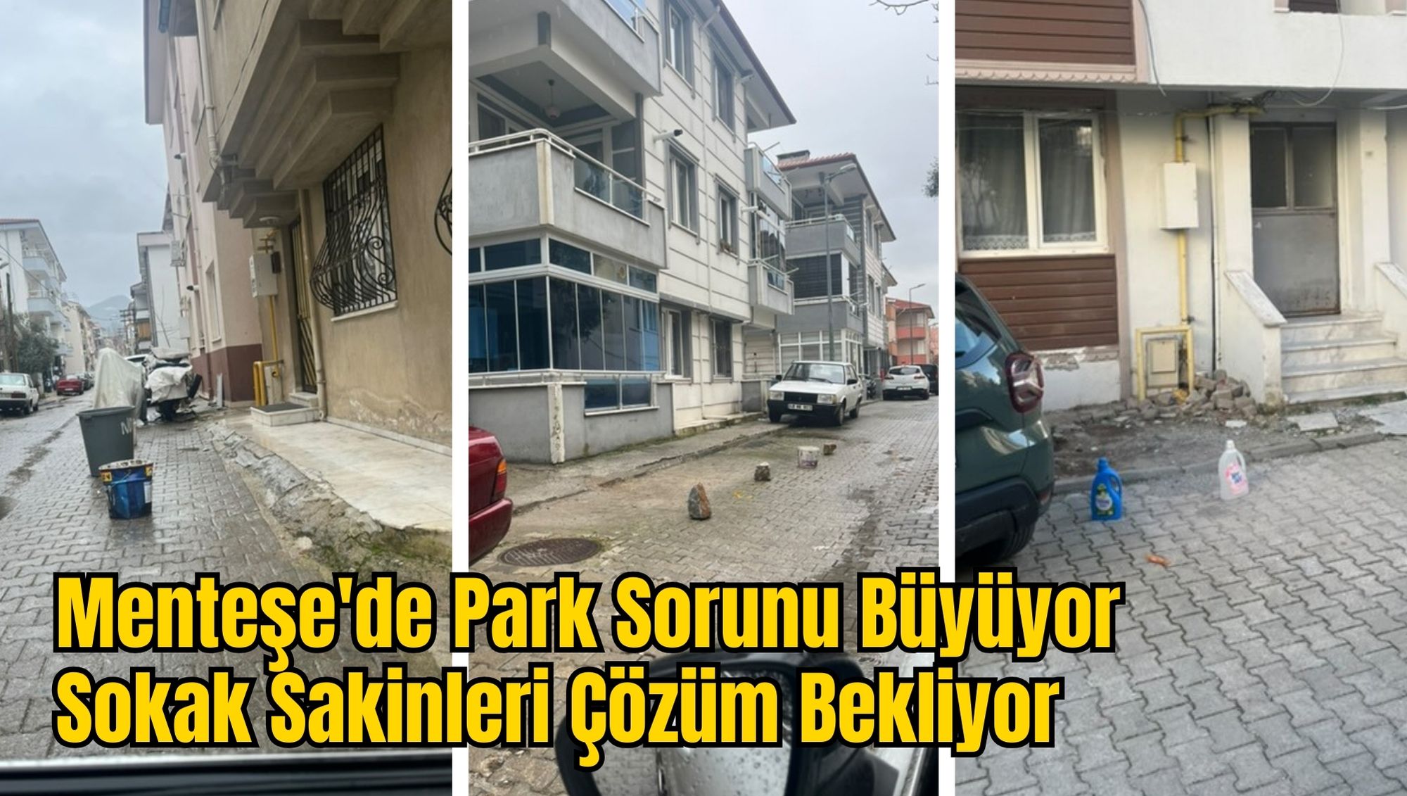 Menteşe'de Park Sorunu Büyüyor: Sokak Sakinleri Çözüm Bekliyor
