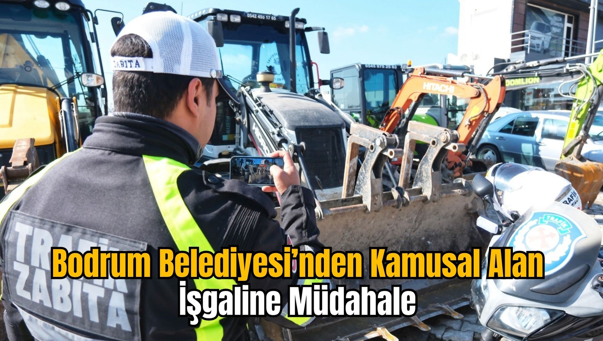Bodrum Belediyesi’nden Kamusal Alan İşgaline Müdahale