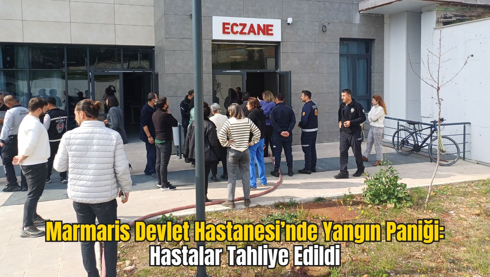 Marmaris Devlet Hastanesi’nde Yangın Paniği: Hastalar Tahliye Edildi