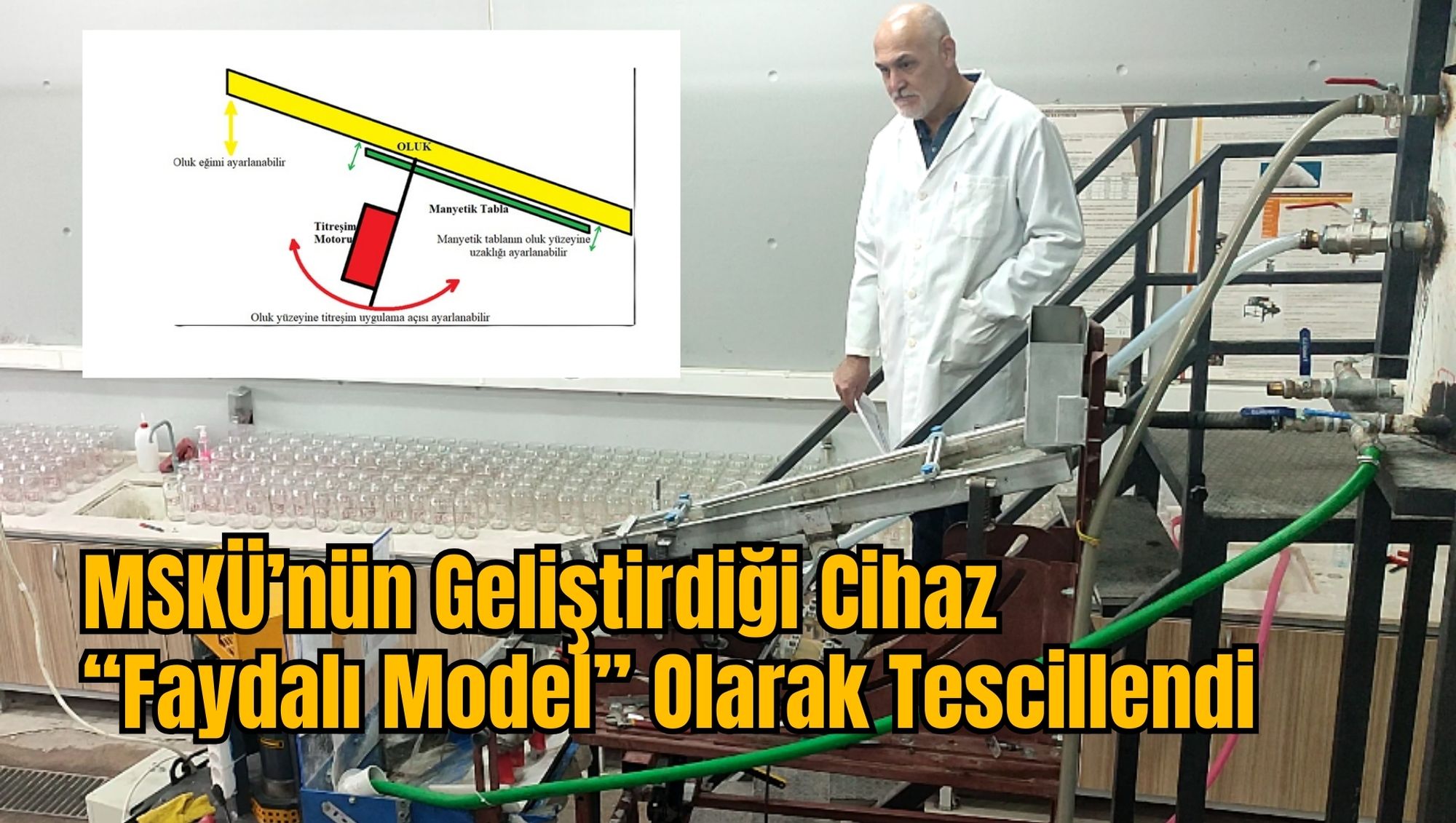 MSKÜ’nün Geliştirdiği Cihaz “Faydalı Model” Olarak Tescillendi