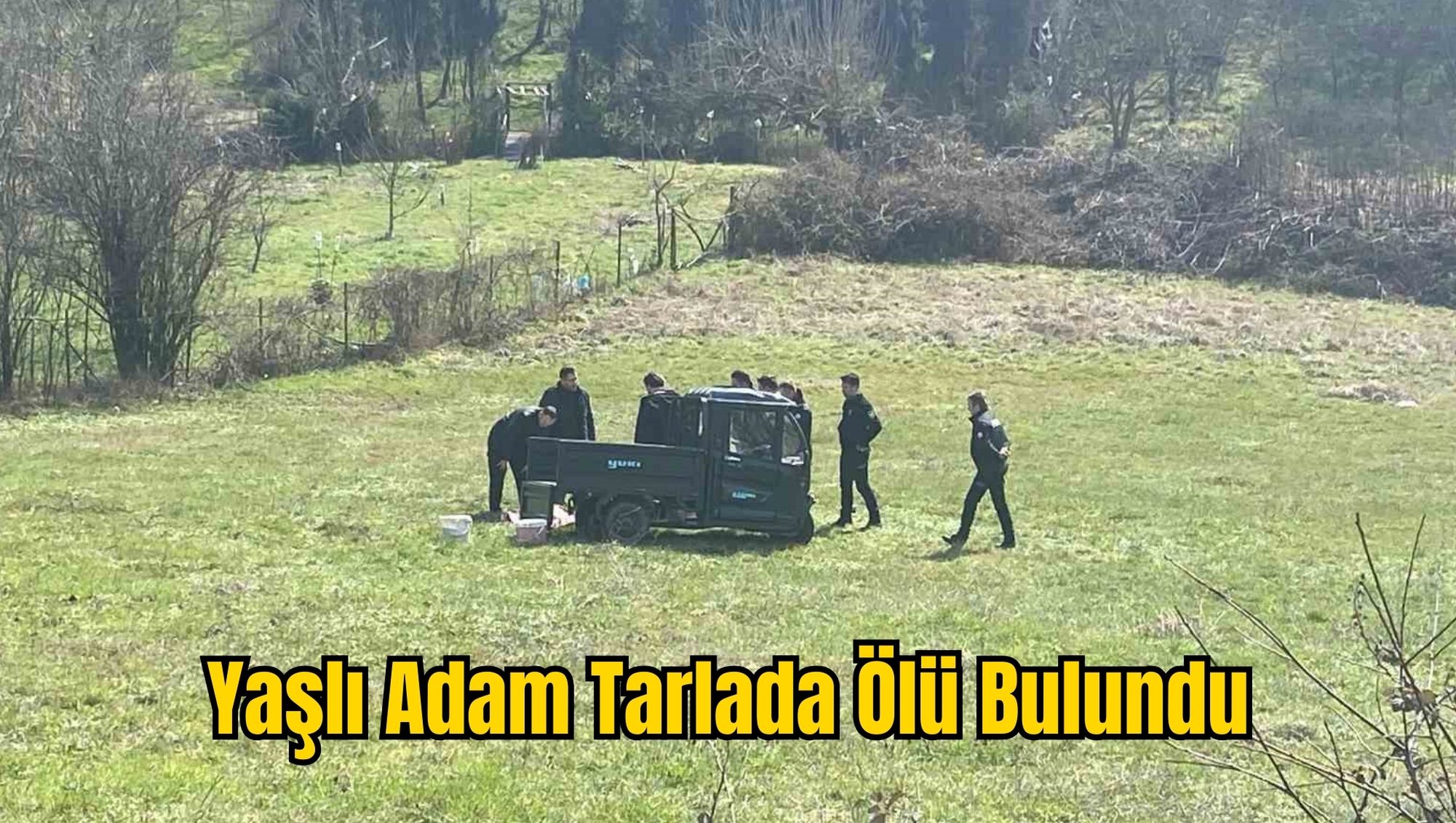 Yaşlı Adam Tarlada Ölü Bulundu