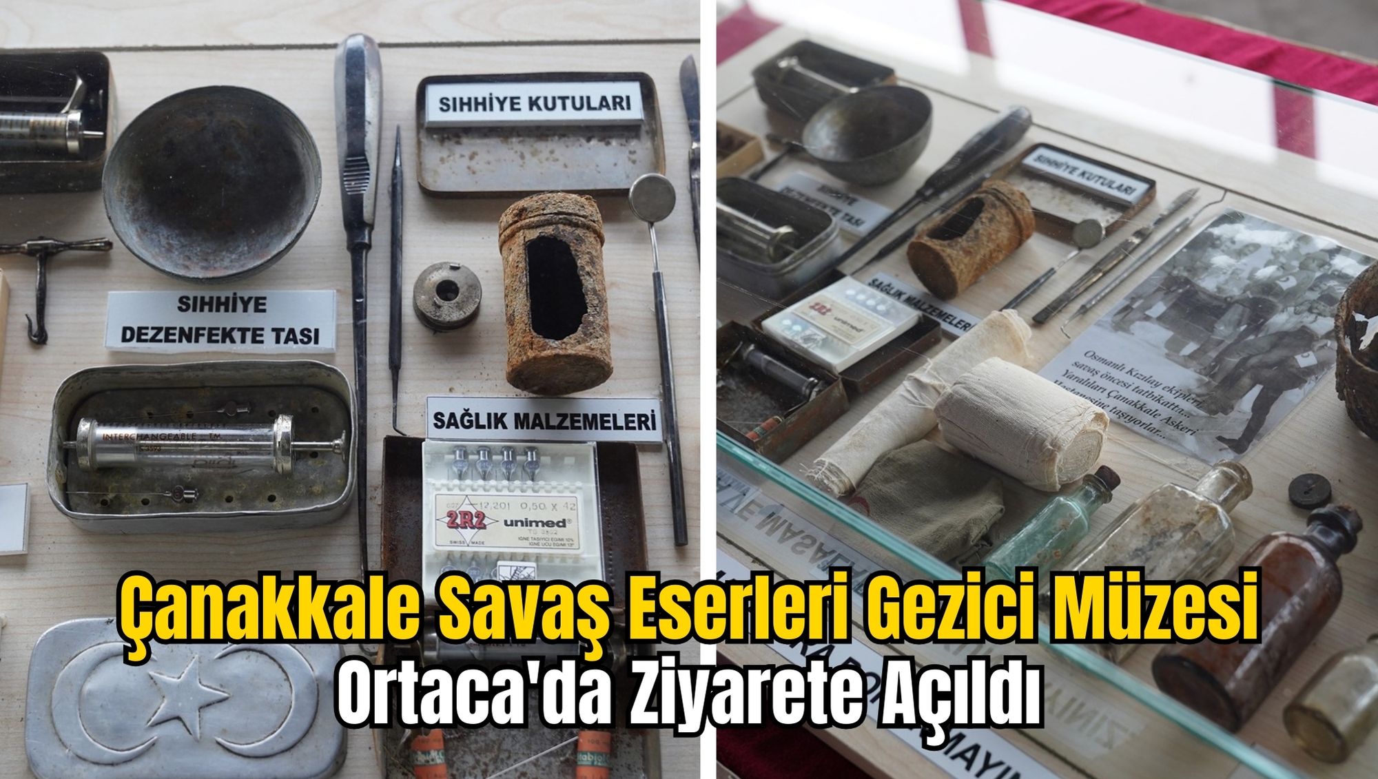Çanakkale Savaş Eserleri Gezici Müzesi Ortaca'da Ziyarete Açıldı