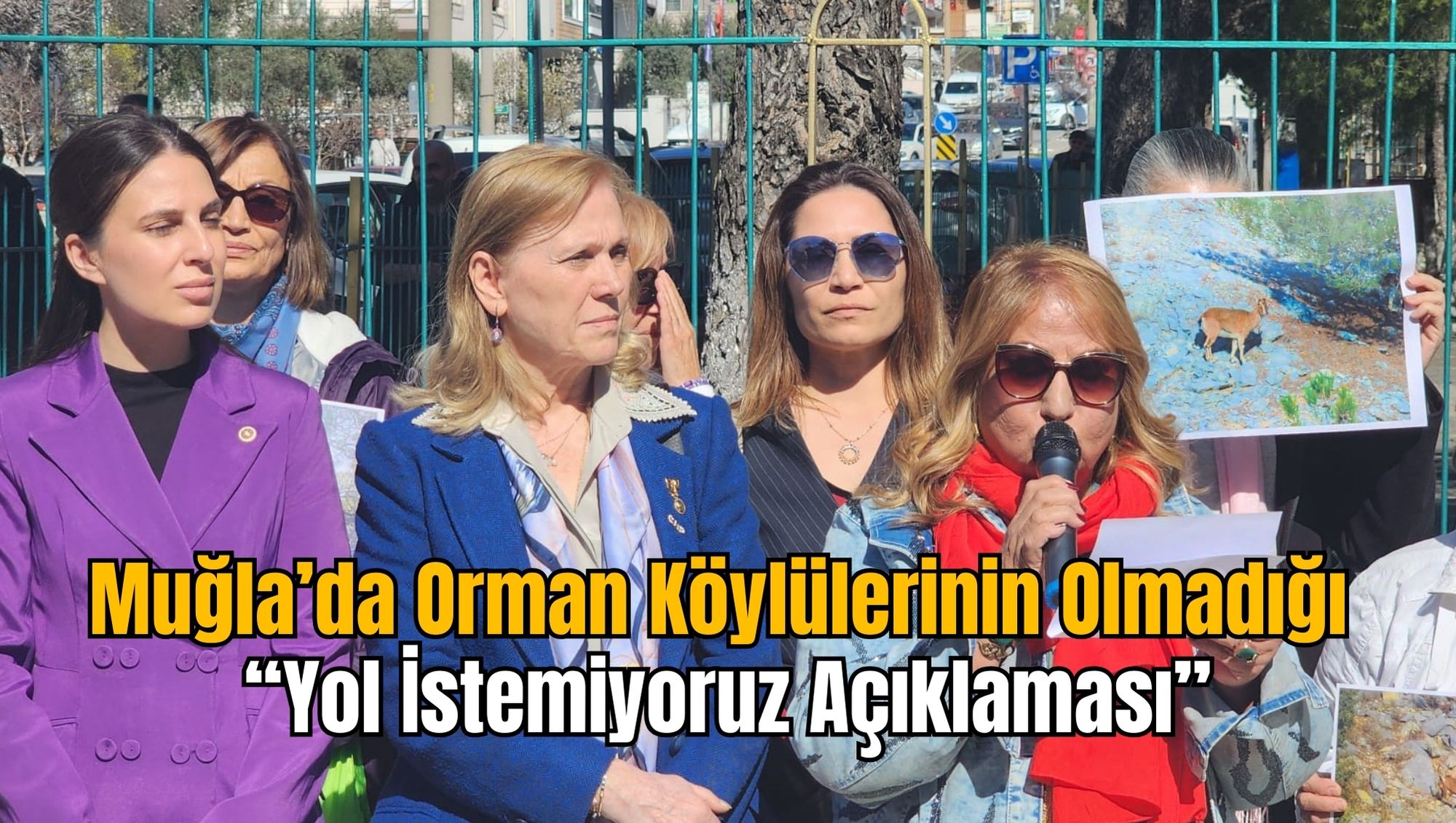 Muğla’da Orman Köylülerinin Olmadığı “Yol İstemiyoruz Açıklaması”