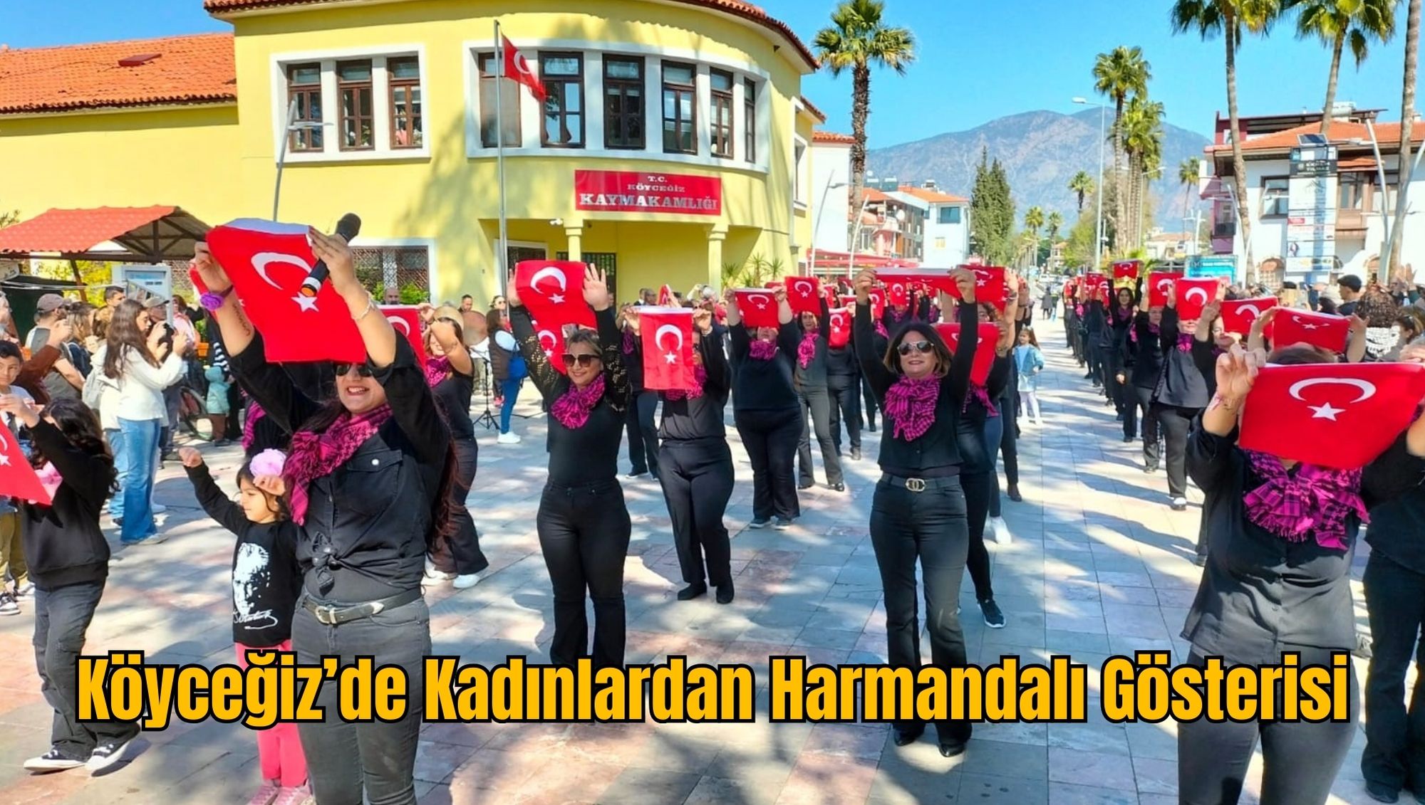 Köyceğiz’de Kadınlardan Harmandalı Gösterisi