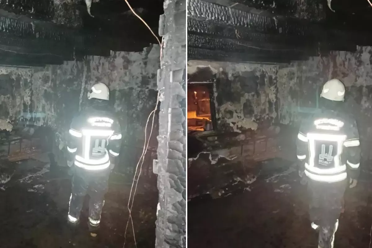 Evde Çıkan Yangın Can Aldı