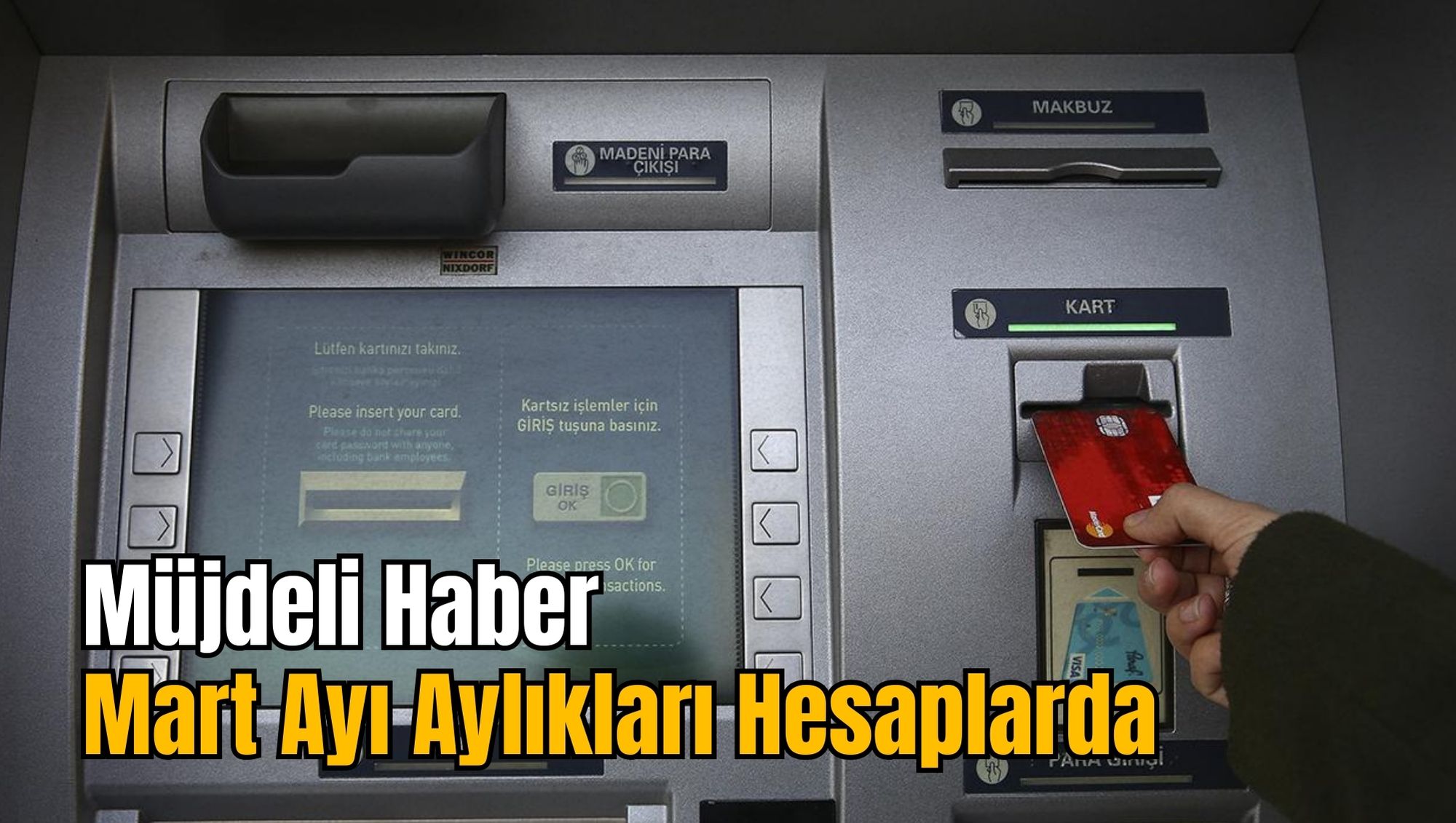 Müjdeli Haber: Mart Ayı Aylıkları Hesaplarda