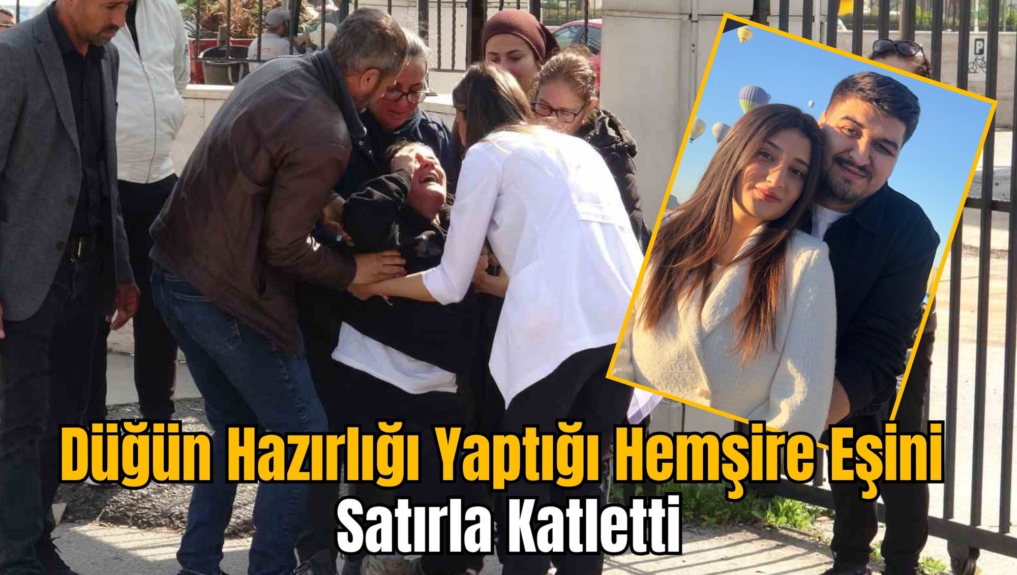 Düğün Hazırlığı Yaptığı Hemşire Eşini Satırla Öldürdü