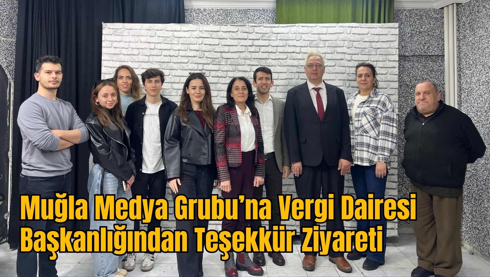 Muğla Medya Grubu’na Vergi Dairesi Başkanlığından Teşekkür Ziyareti