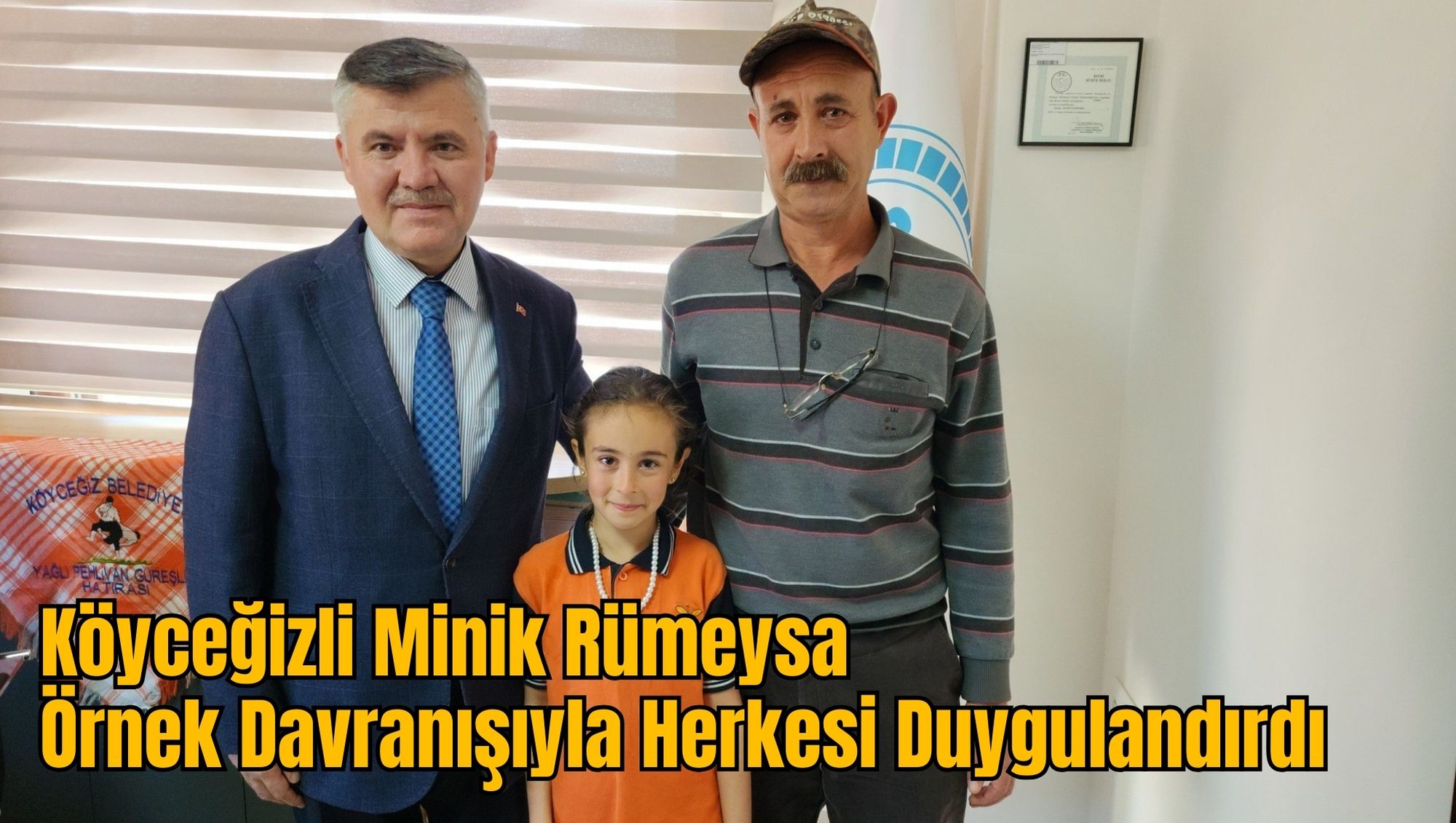 Köyceğizli Minik Rümeysa Örnek Davranışıyla Herkesi Duygulandırdı