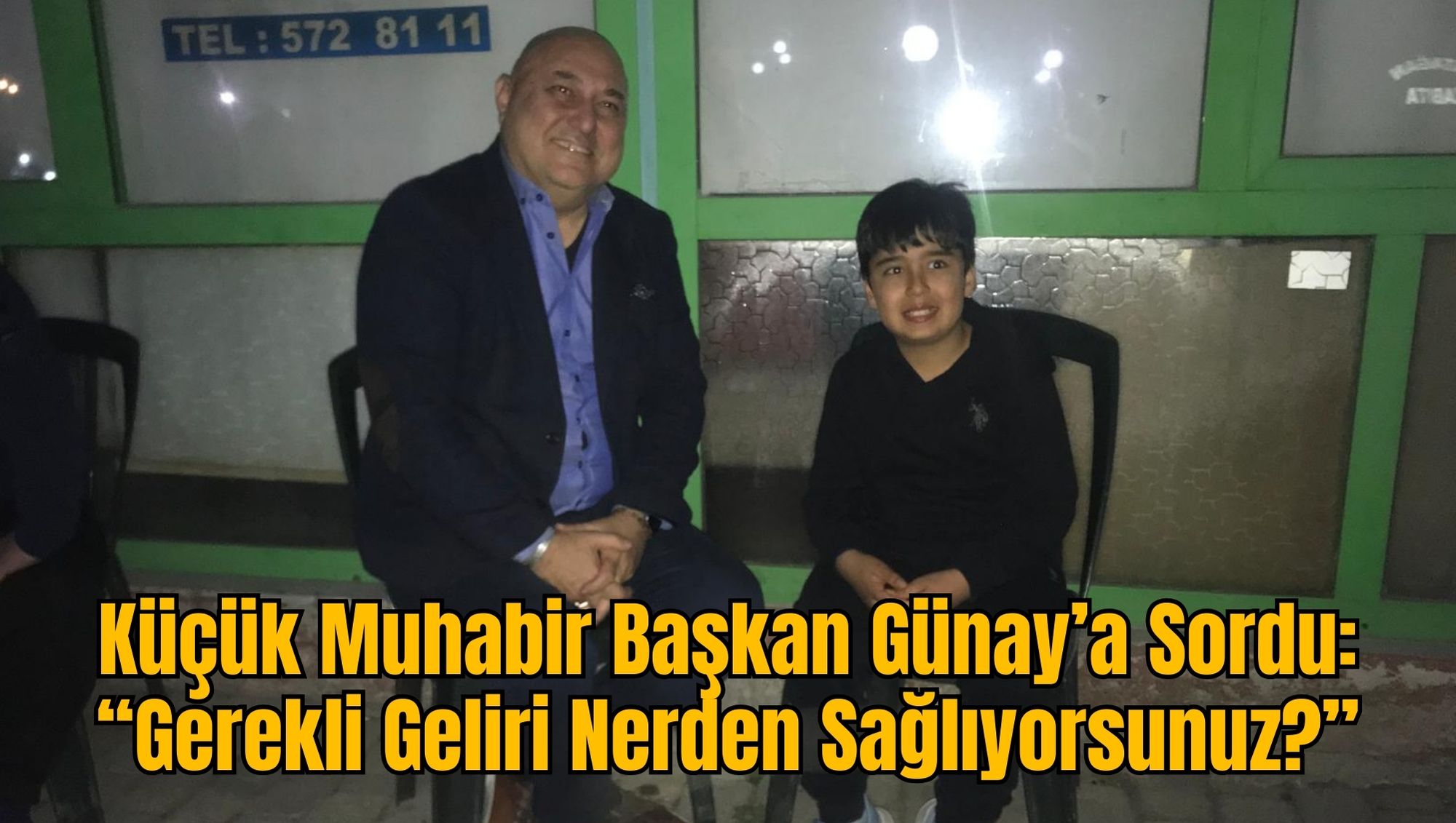 Küçük Muhabir Başkan Günay’a Sordu: “Gerekli Geliri Nerden Sağlıyorsunuz?”