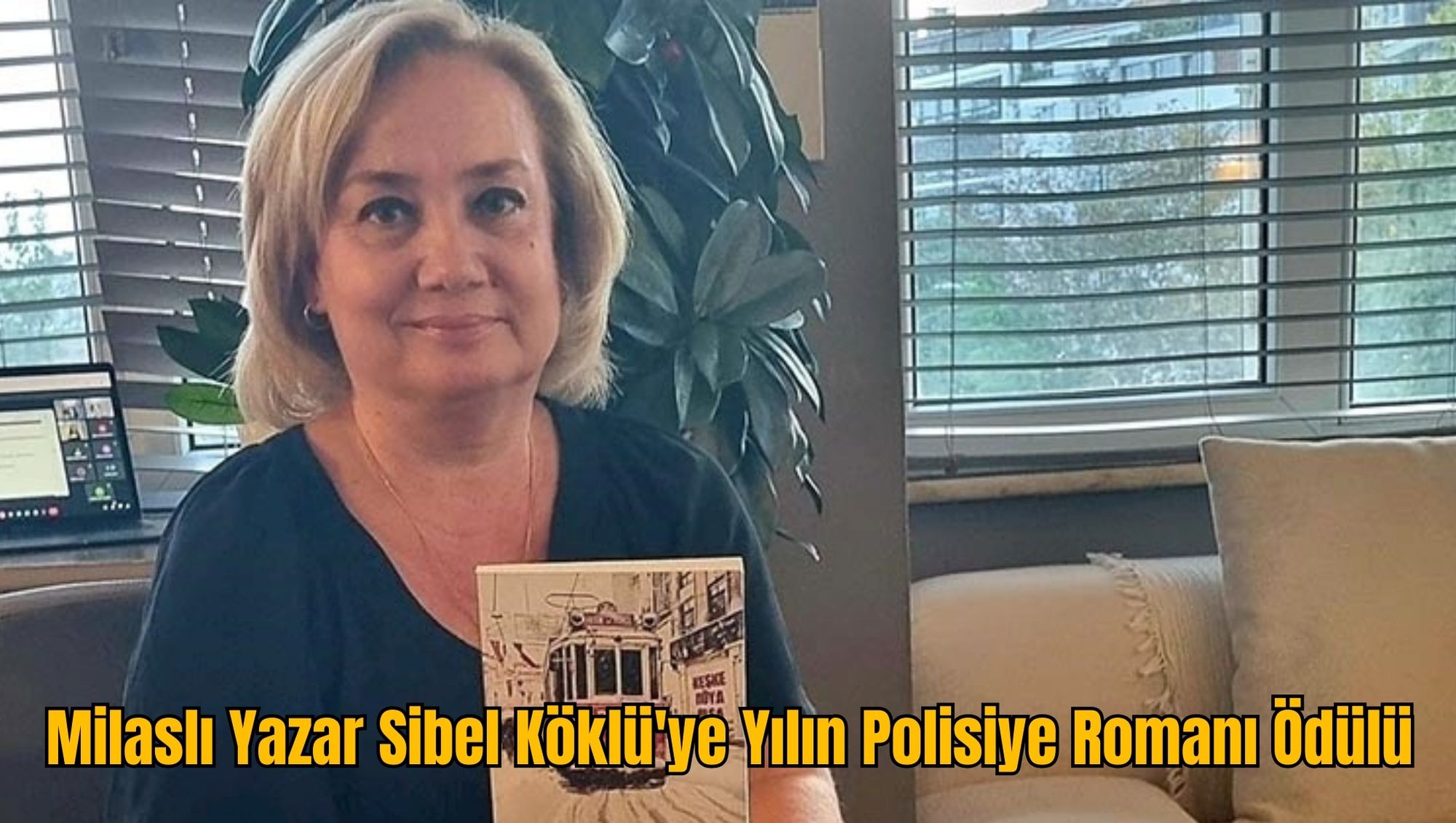 Milaslı Yazar Sibel Köklü'ye Yılın Polisiye Romanı Ödülü