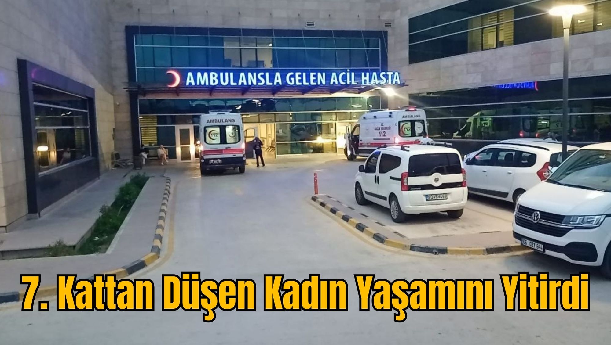 7. Kattan Düşen Kadın Yaşamını Yitirdi