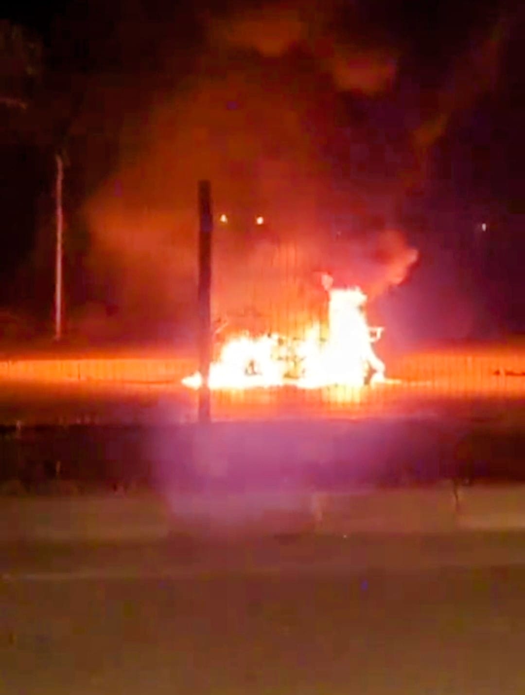 Fethiye'de Otomobil Alev Alev Yandı