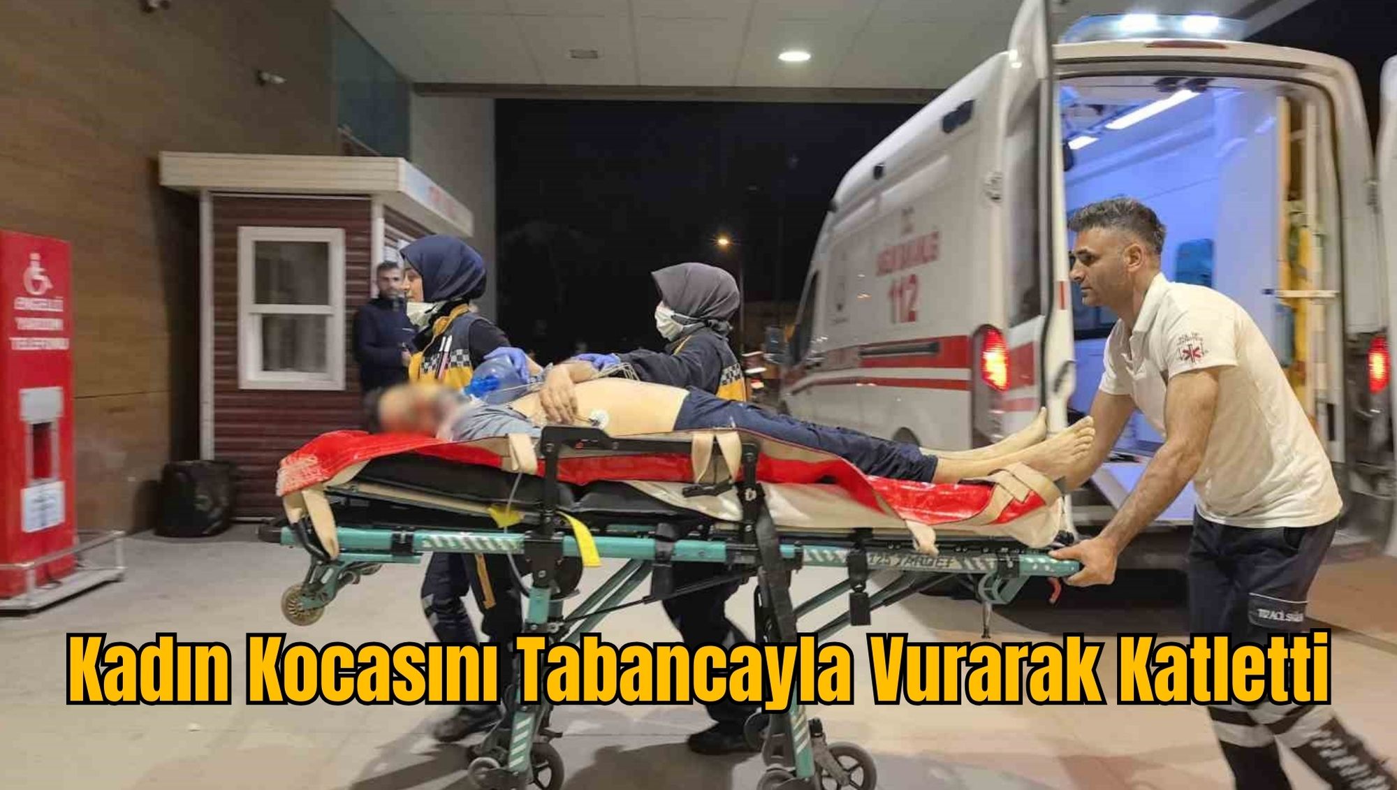 Kadın Kocasını Tabancayla Vurarak Katletti