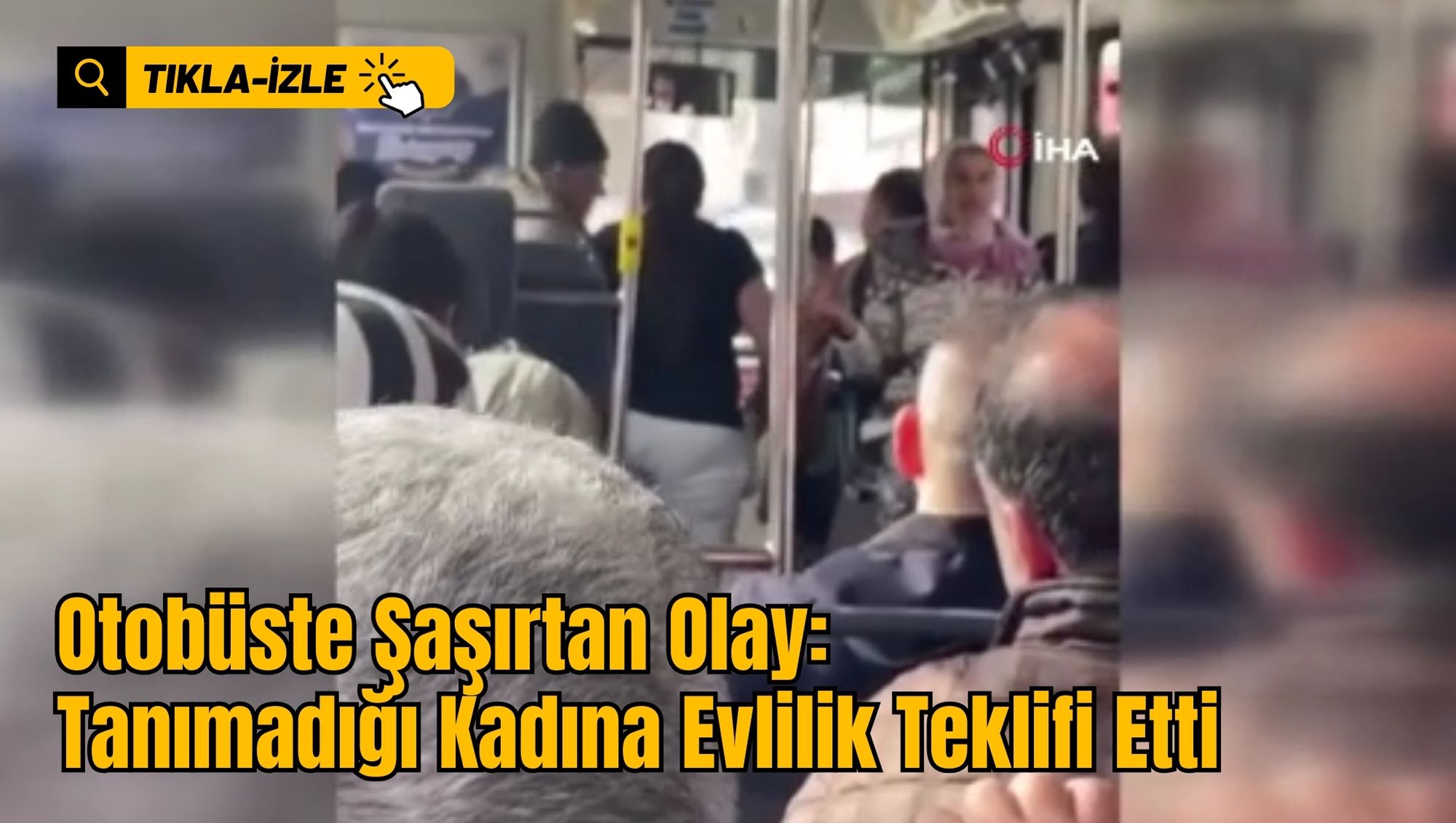 Otobüste Şaşırtan Olay: Tanımadığı Kadına Evlilik Teklifi Etti