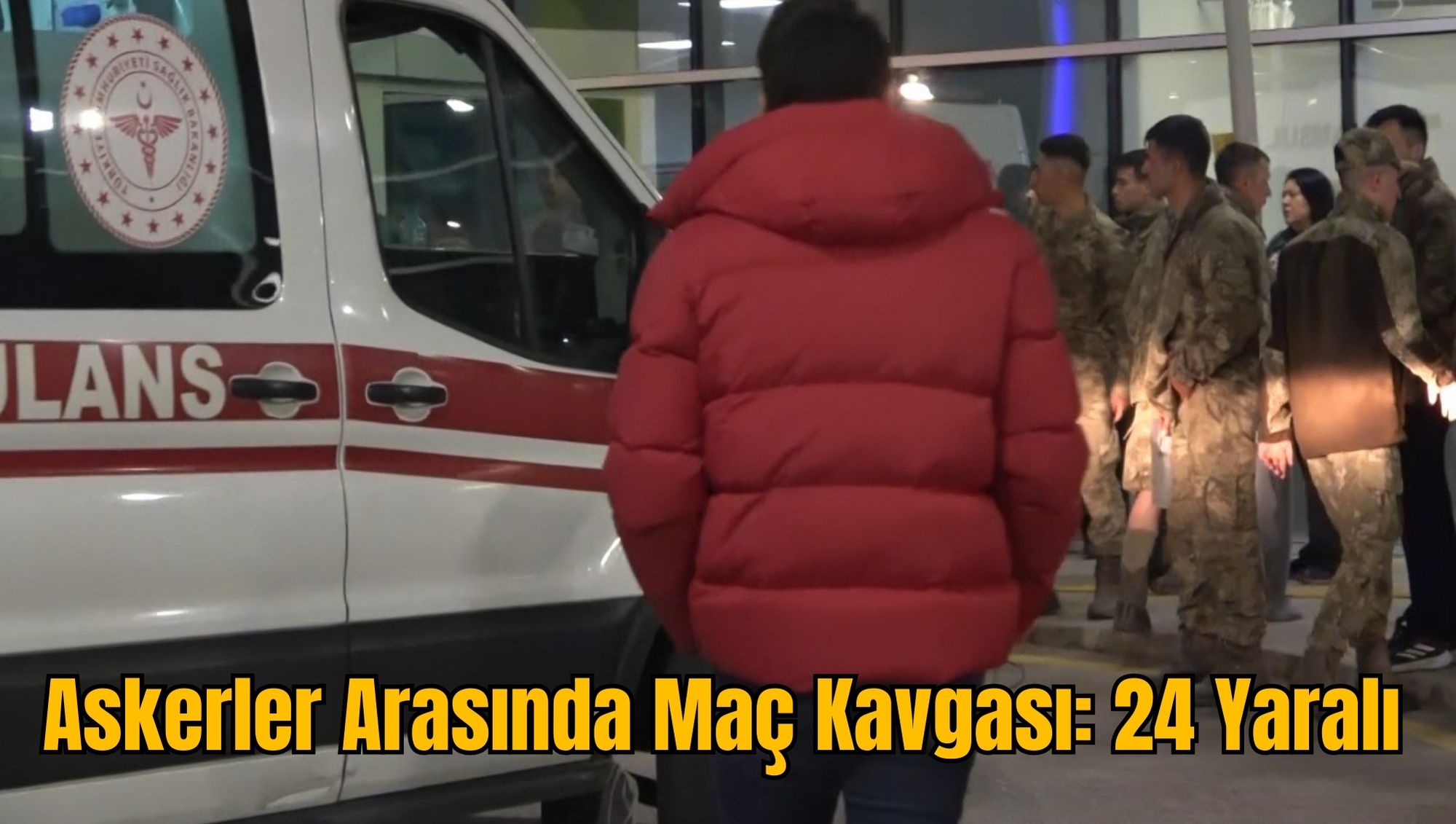 Askerler Arasında Maç Kavgası: 24 Yaralı