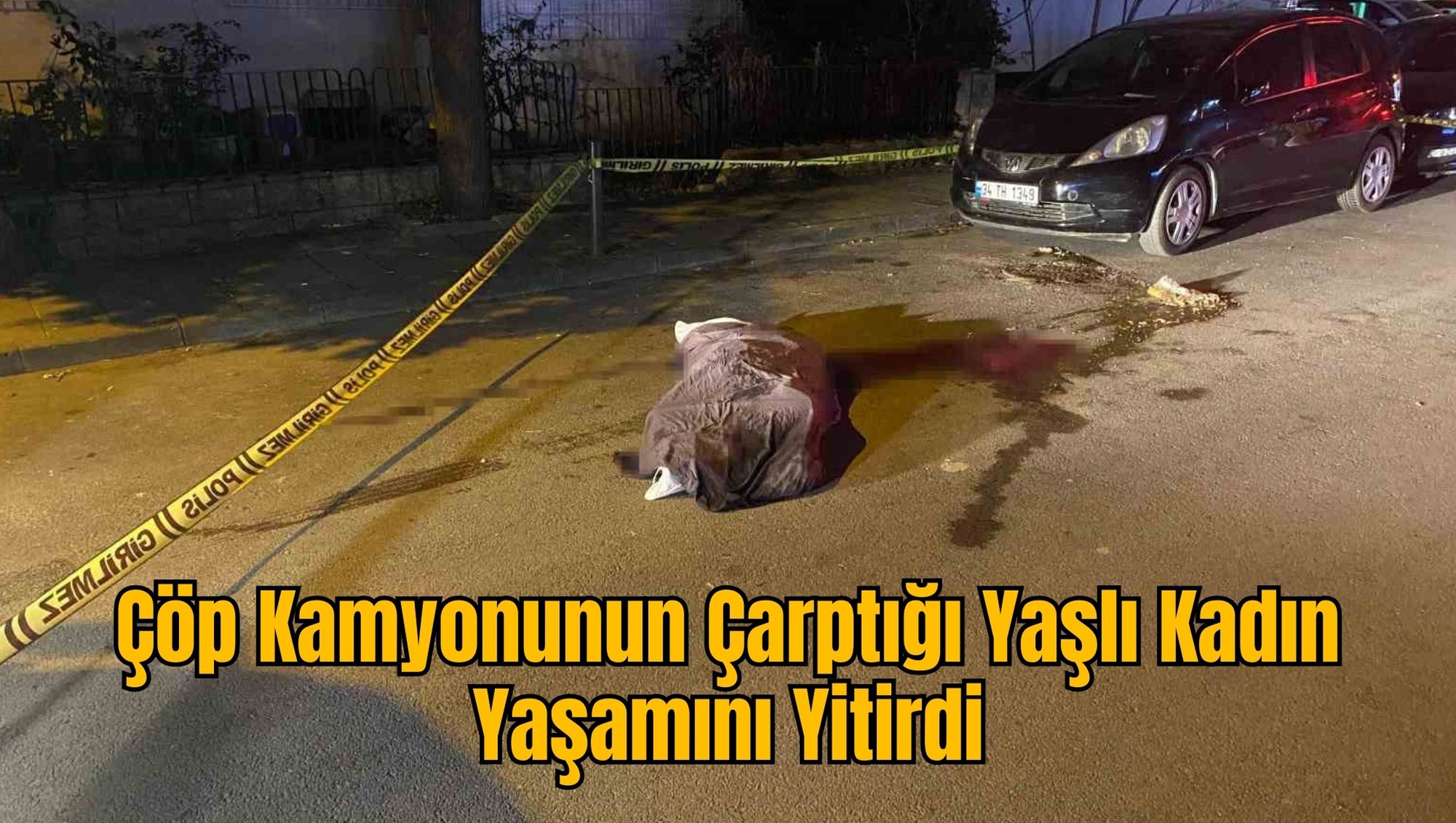 Çöp Kamyonunun Çarptığı Yaşlı Kadın Yaşamını Yitirdi