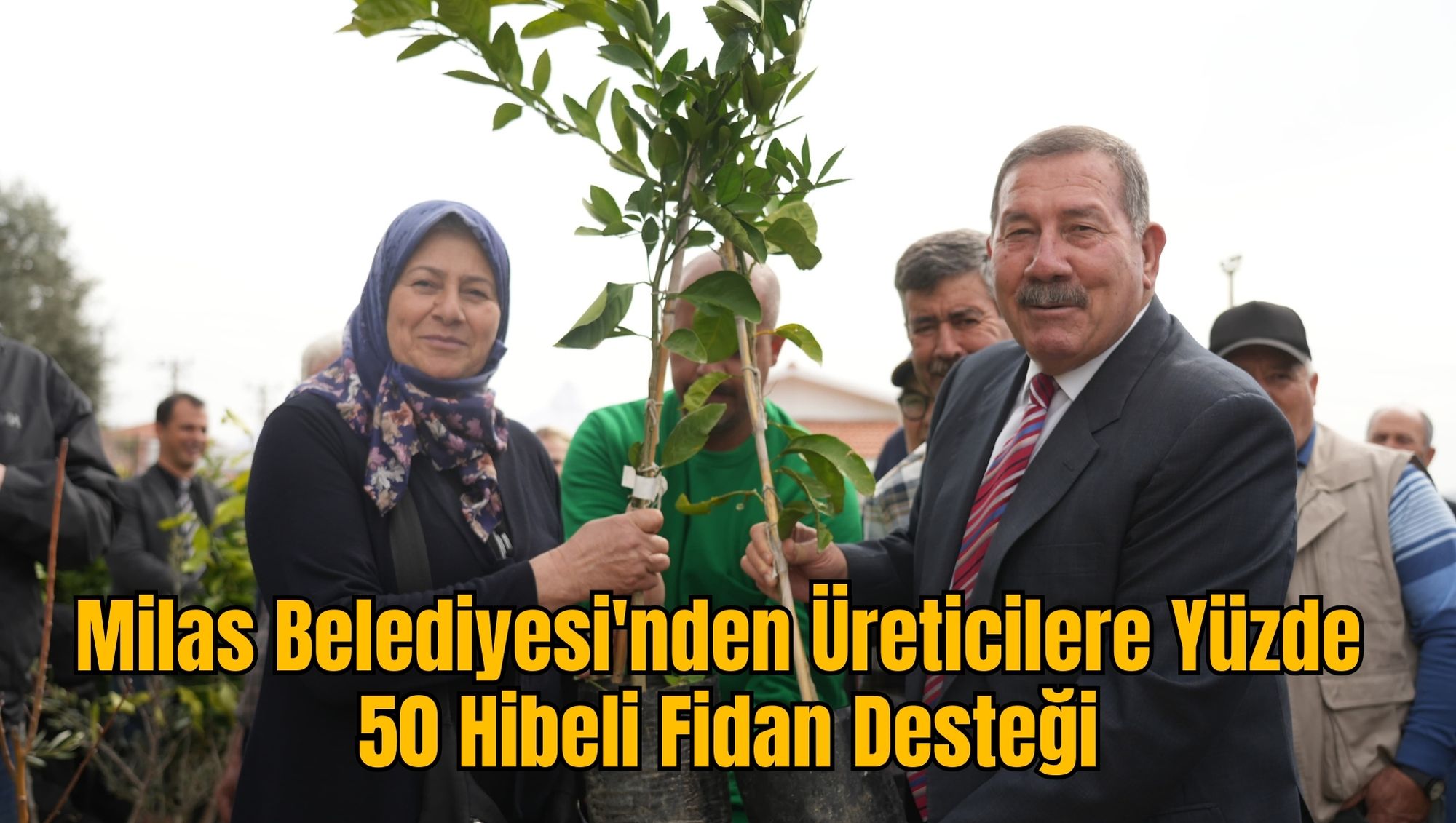 Milas Belediyesi'nden Üreticilere Yüzde 50 Hibeli Fidan Desteği