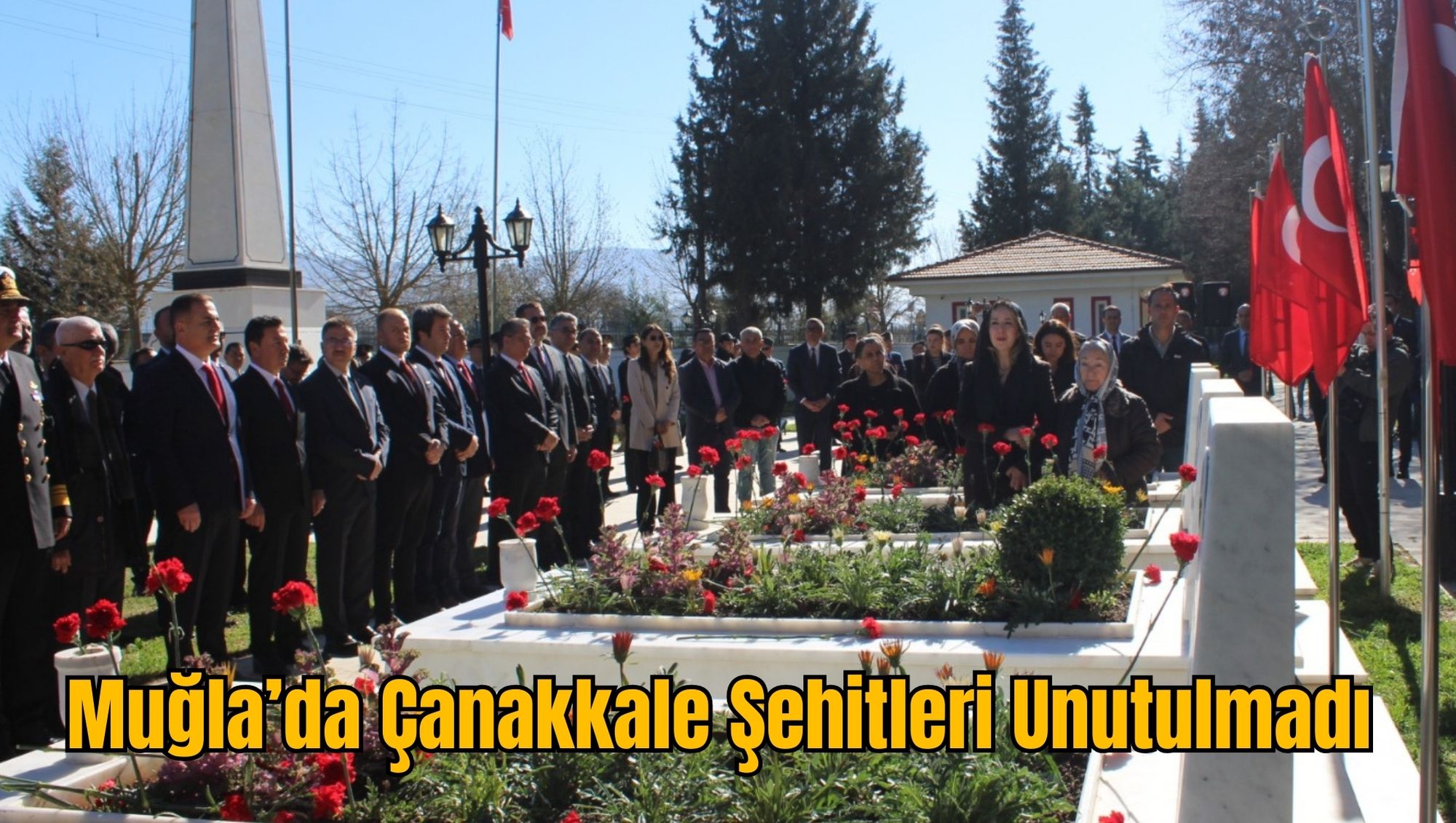 Muğla’da Çanakkale Şehitleri Unutulmadı