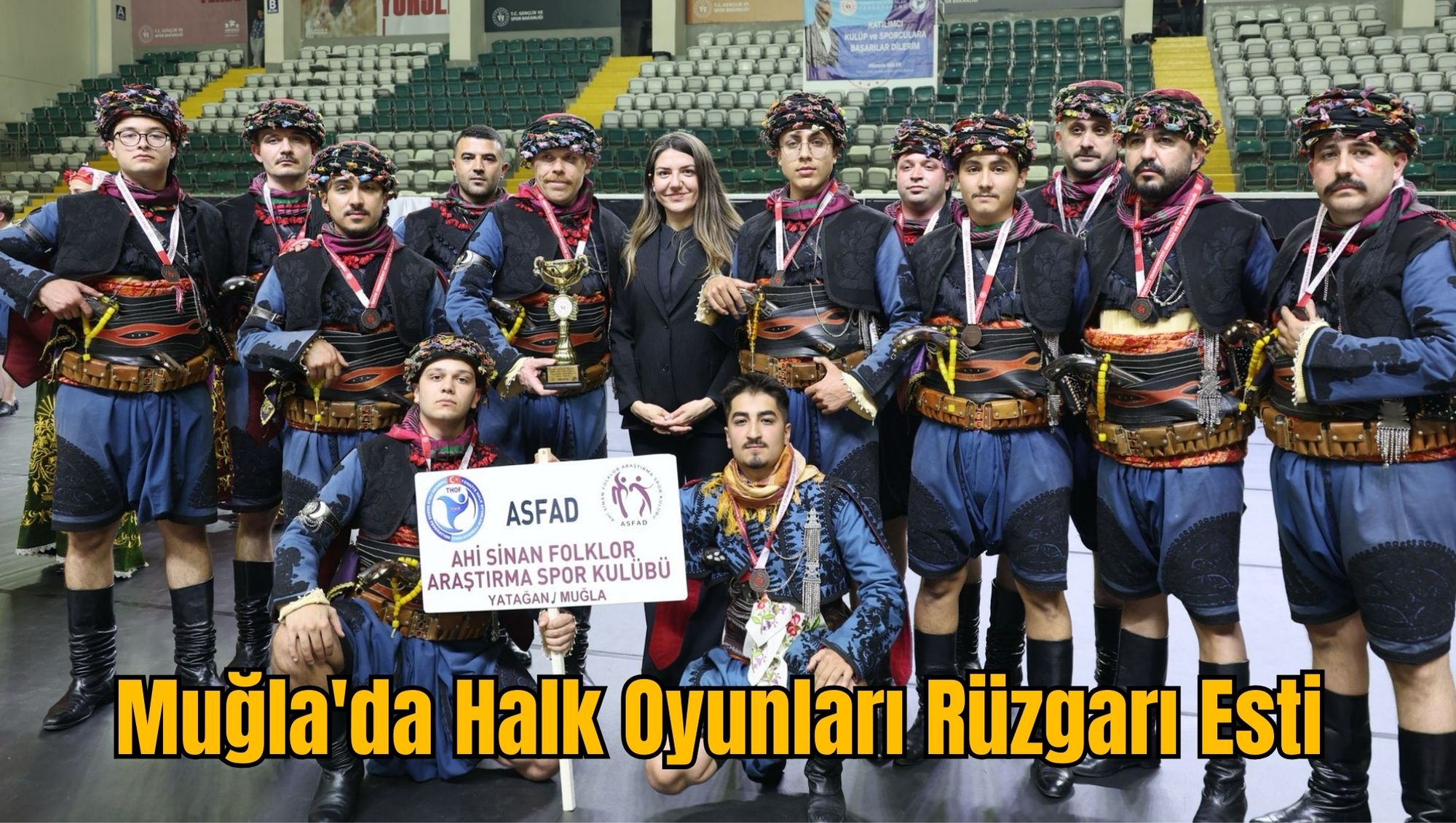 Muğla'da Halk Oyunları Rüzgarı Esti