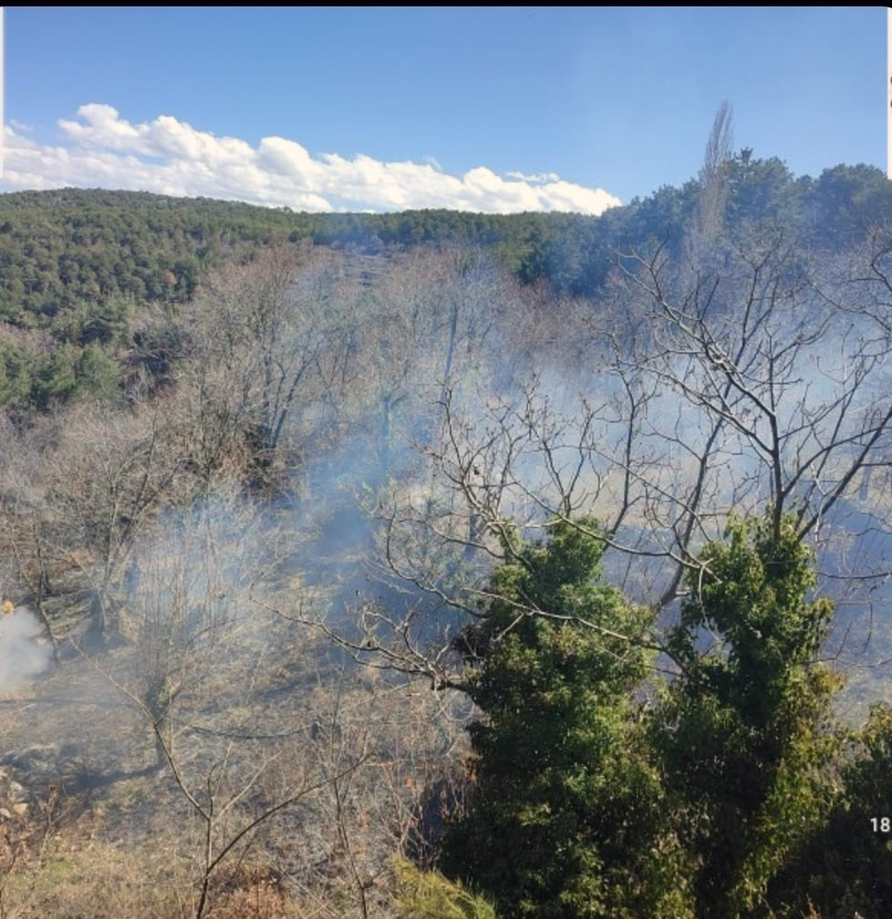 Kavaklıdere'de Yangın